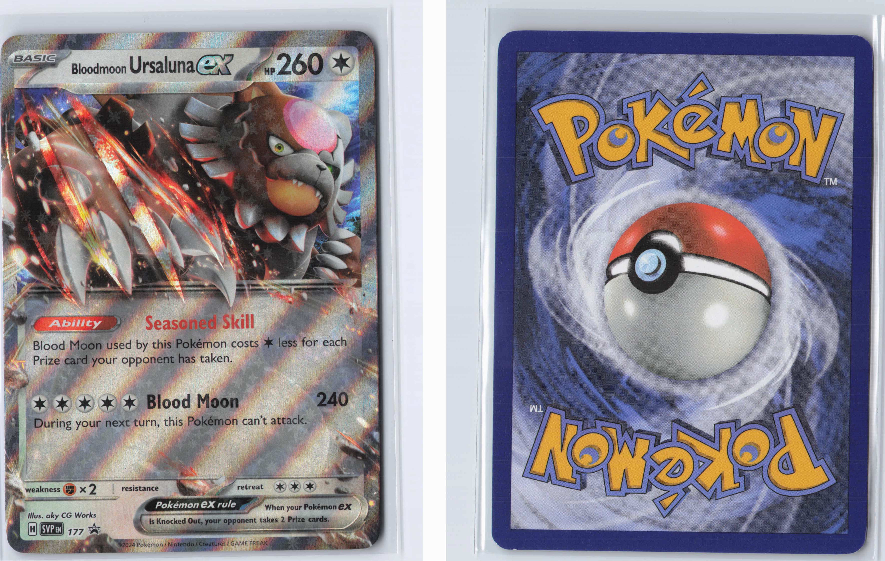 (#177) Bloodmoon Ursaluna ex [SV: Scarlet & Violet Promo Cards]