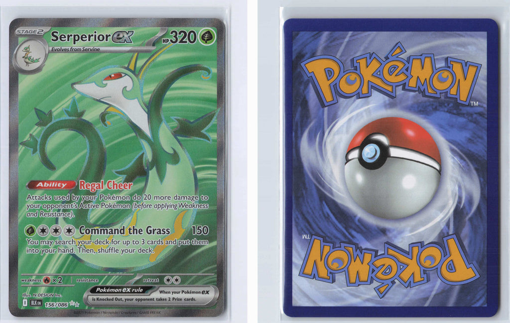 (#156/086) Serperior ex [SV: Black Bolt]