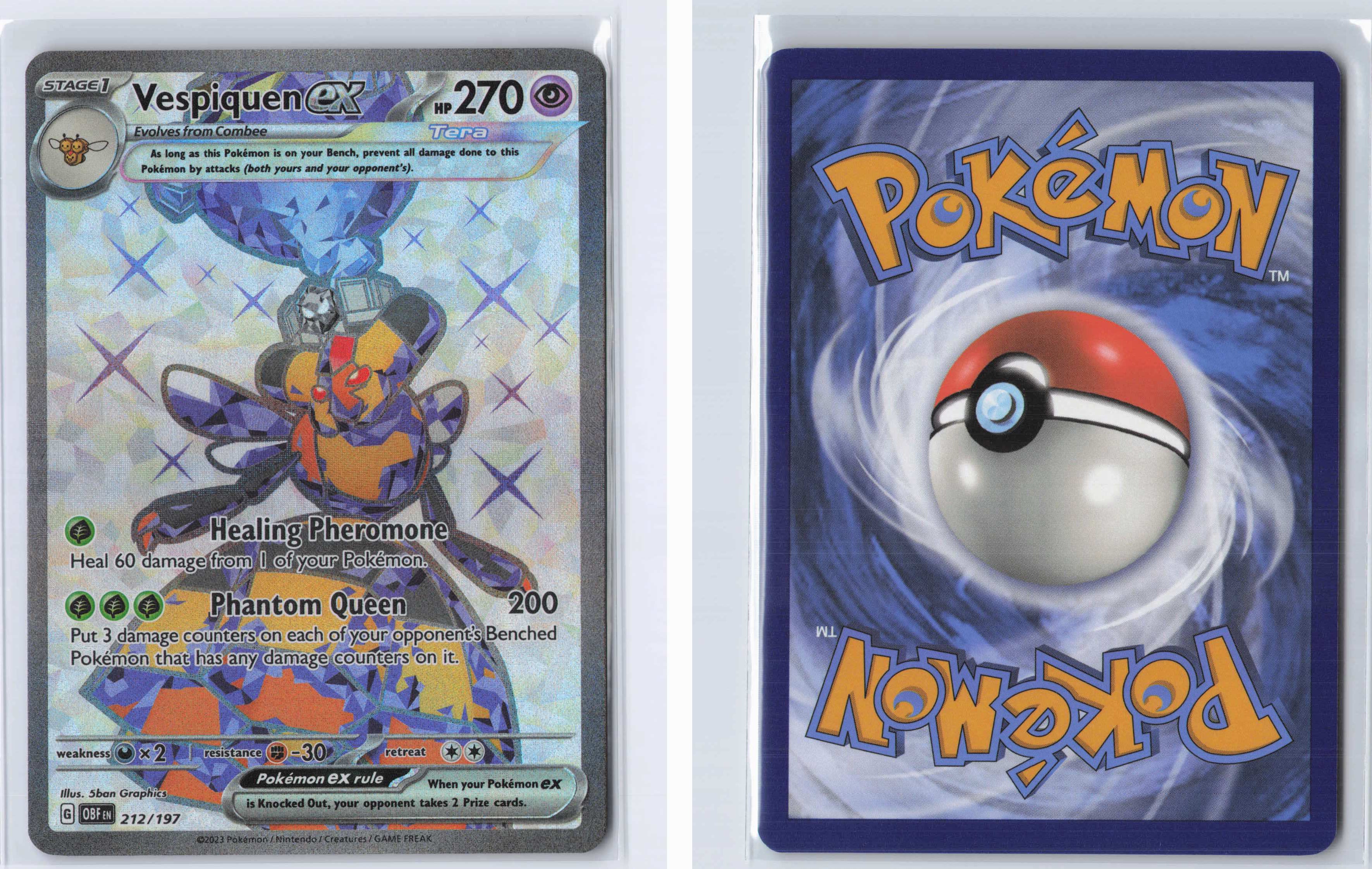 (#212/197) Vespiquen ex [SV03: Obsidian Flames]