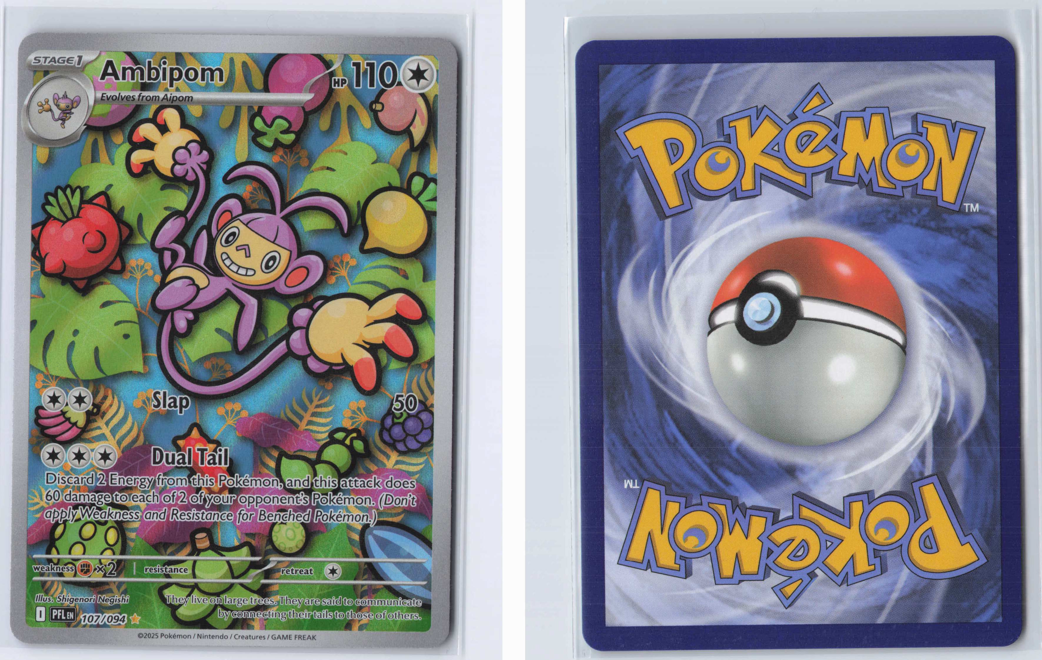 (#107/094) Ambipom [Mega Evolutions: Phantasmal Flames]