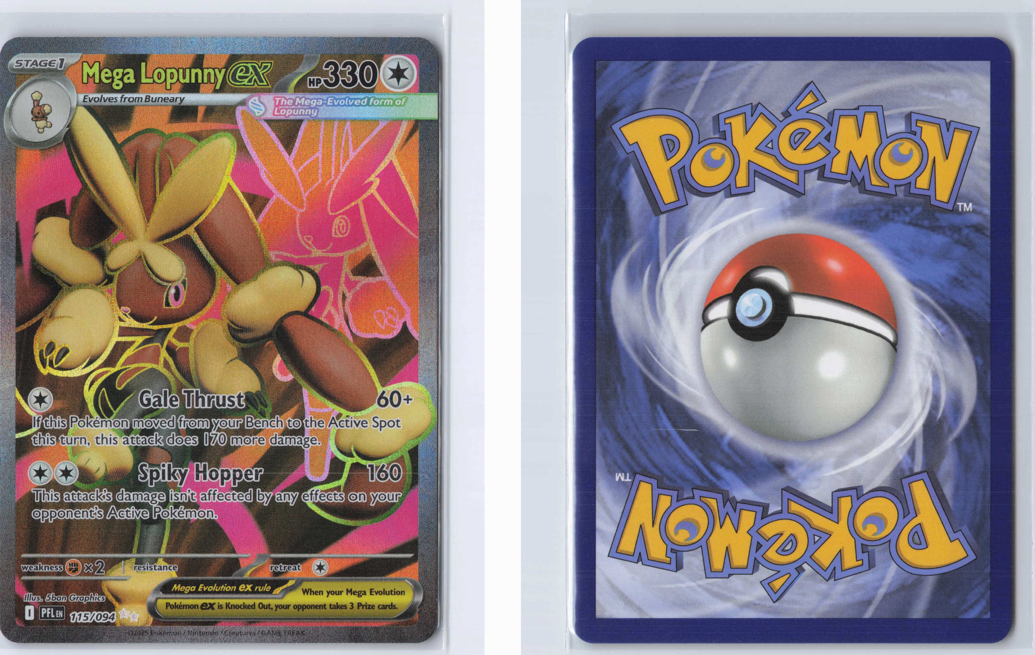 (#115/094) Mega Lopunny ex [Mega Evolutions: Phantasmal Flames]