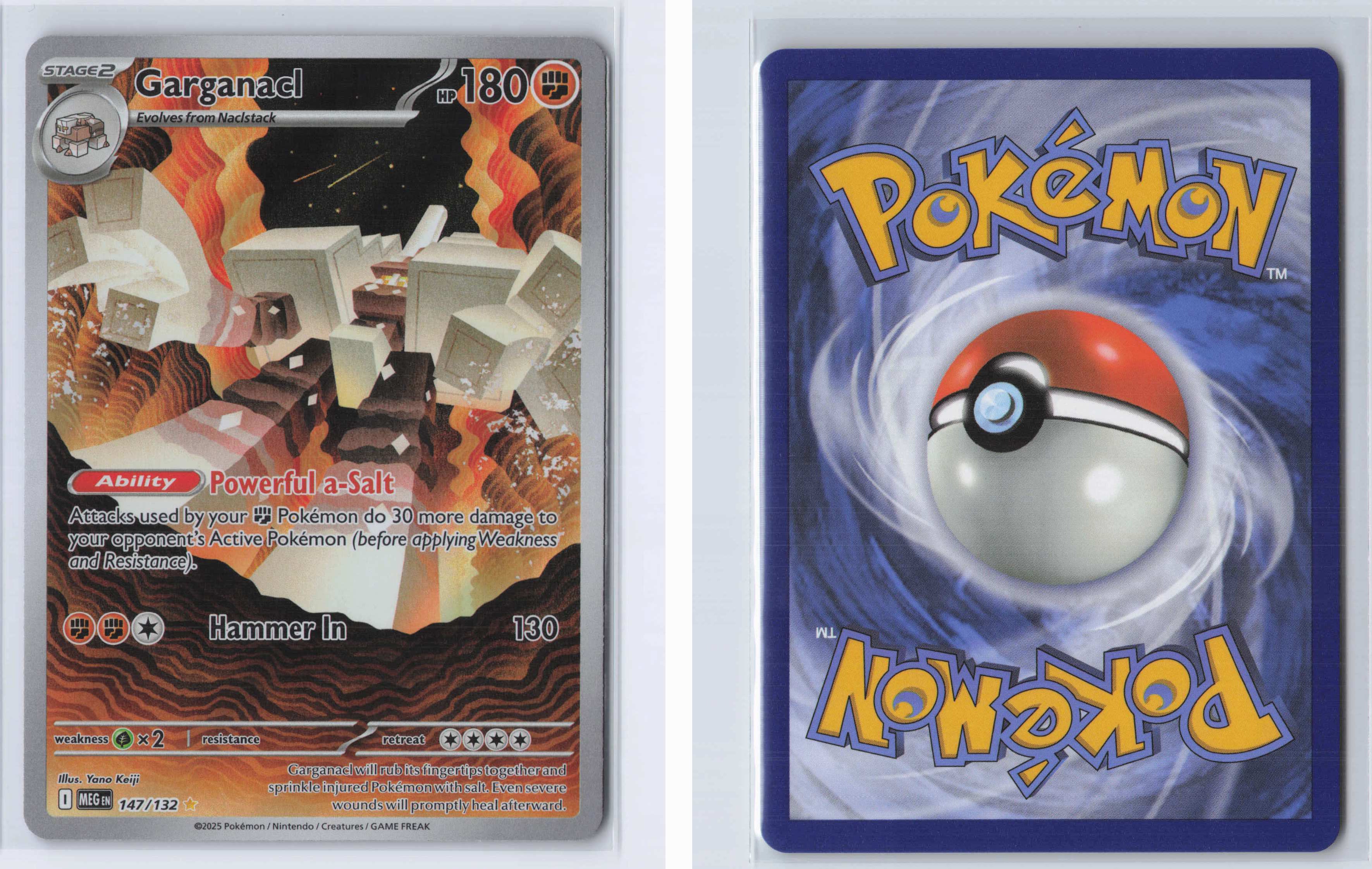 (#147/132) Garganacl [Mega Evolutions: ME Base Set]