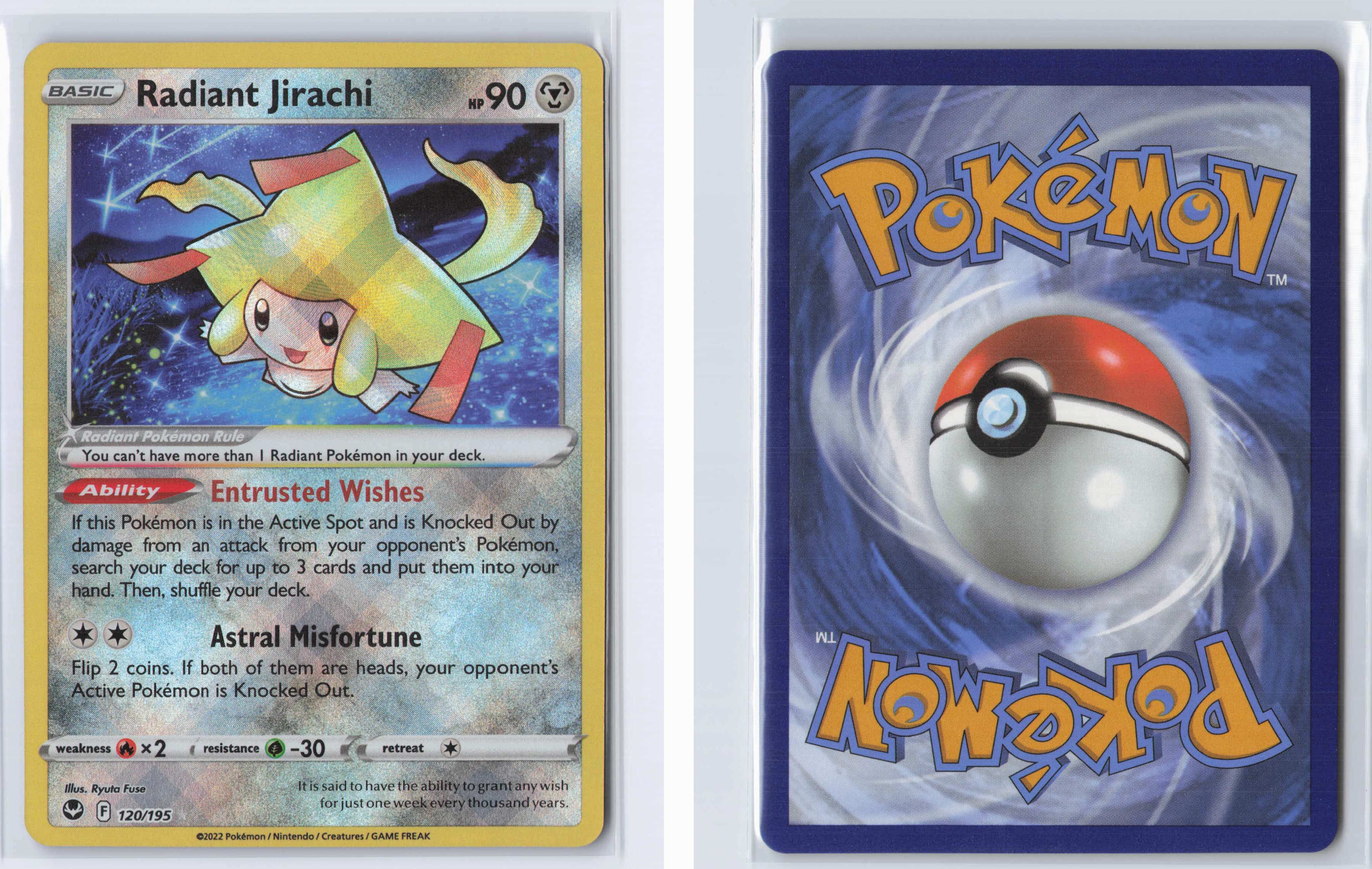 (#120/195) Radiant Jirachi [Sword & Shield: Silver Tempest]