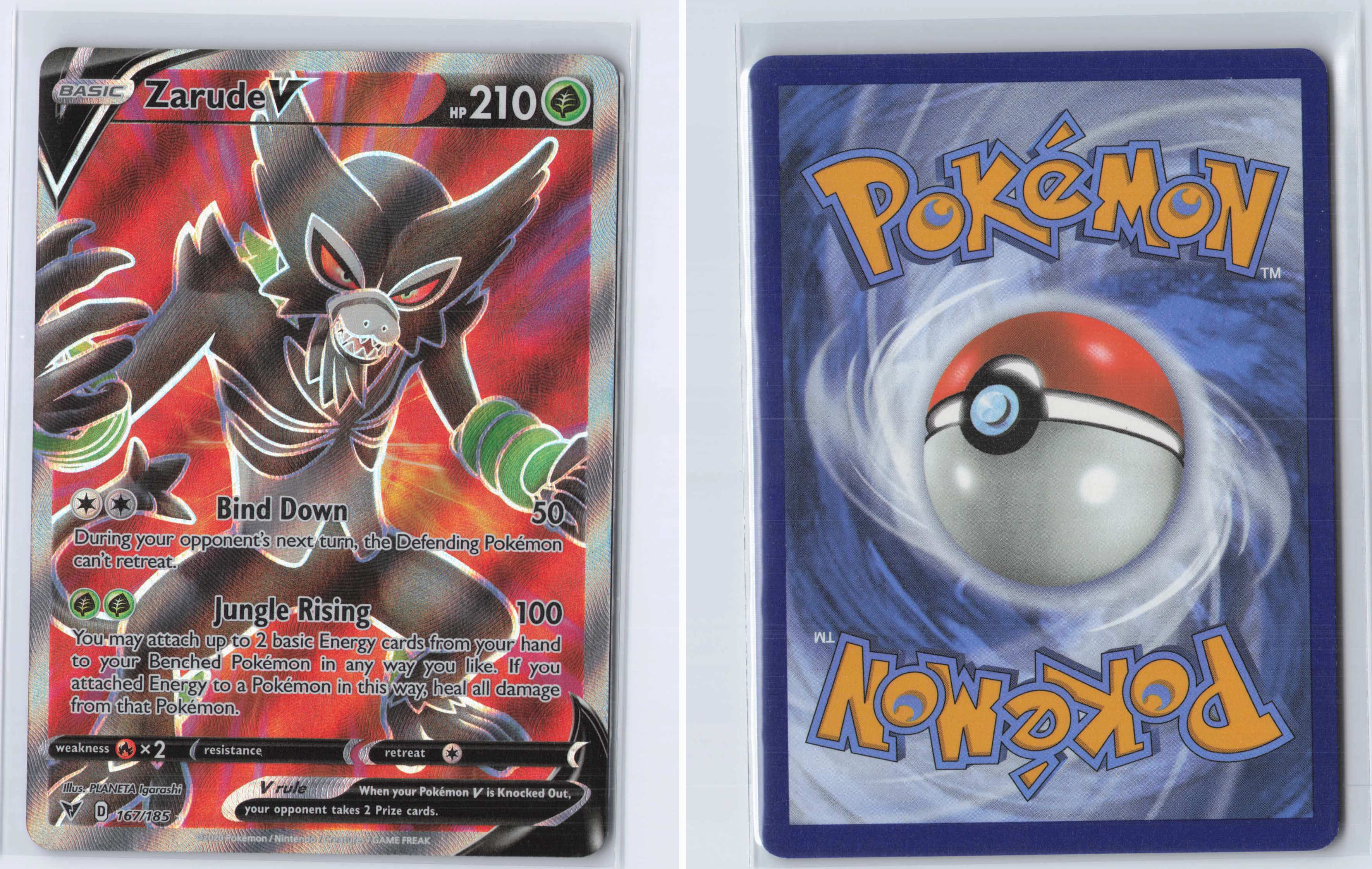 (#167/185) Zarude V (Full Art) [SWSH04: Vivid Voltage]