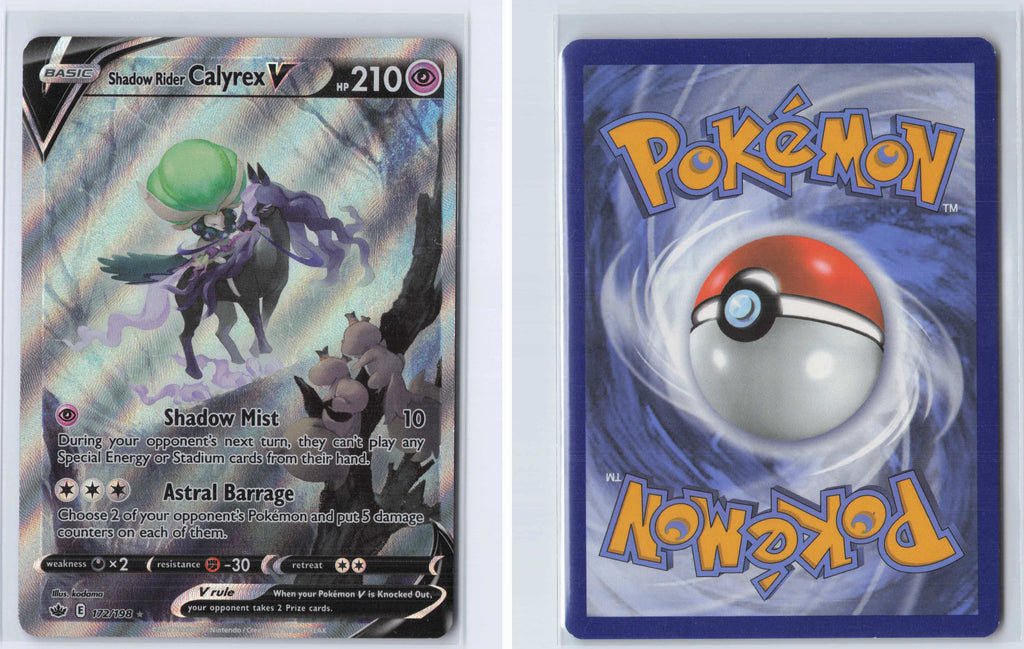 (#172/198) Shadow Rider Calyrex V (Alternate Full Art) [SWSH06: Chilling Reign]