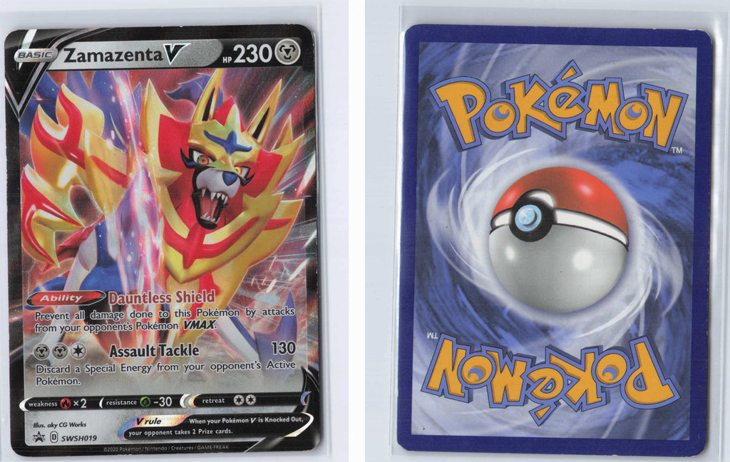 (#SWSH019) Zamazenta V [SWSH: Sword & Shield Promo Cards]