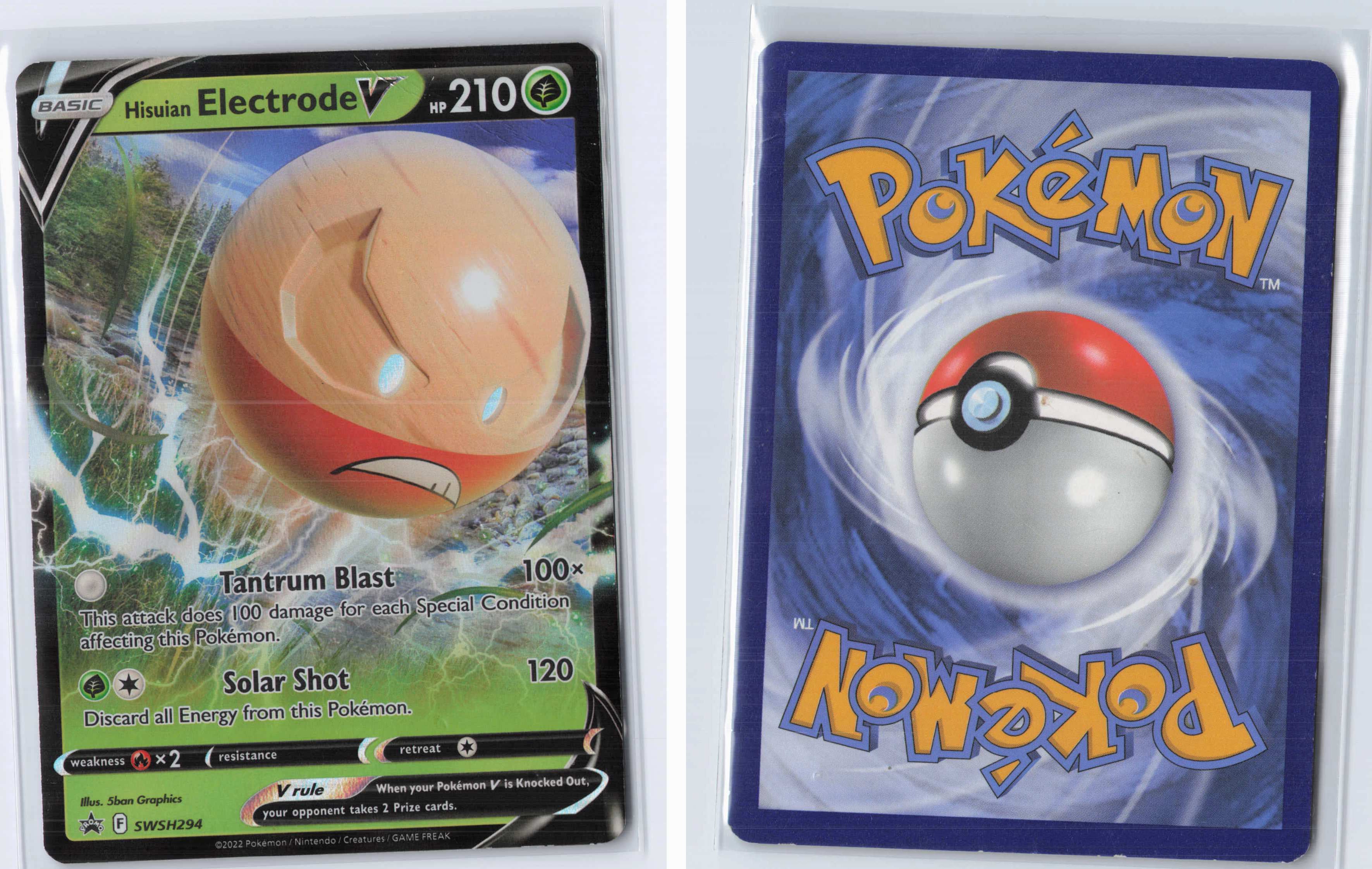 (#SWSH294) Hisuian Electrode V [SWSH: Sword & Shield Promo Cards]