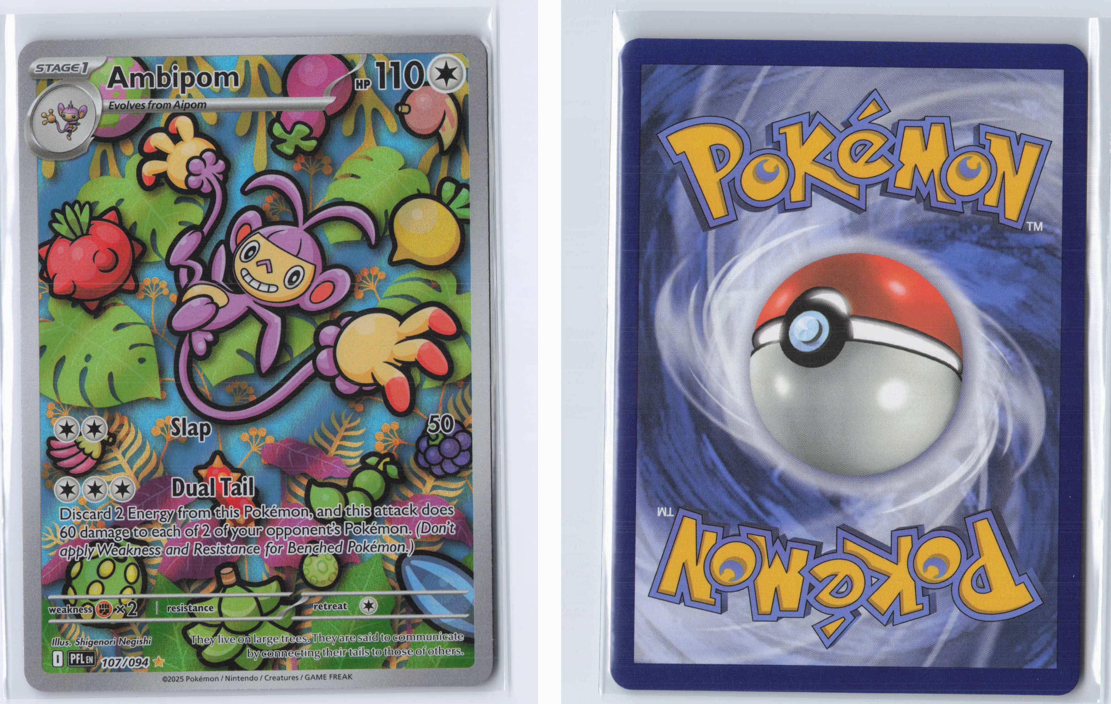 (#107/094) Ambipom [Mega Evolutions: Phantasmal Flames]