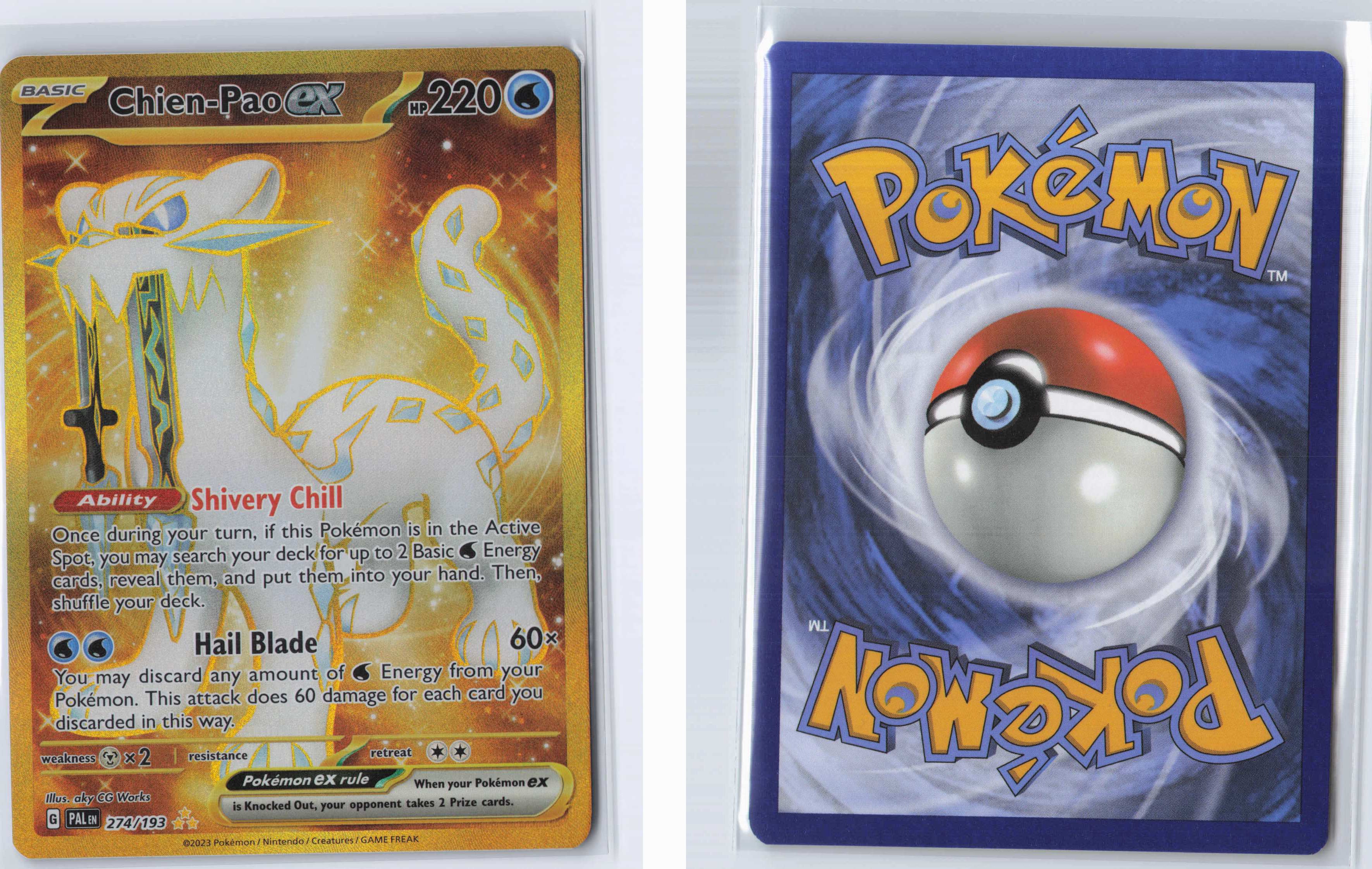 (#274/193) Chien-Pao ex [SV02: Paldea Evolved]
