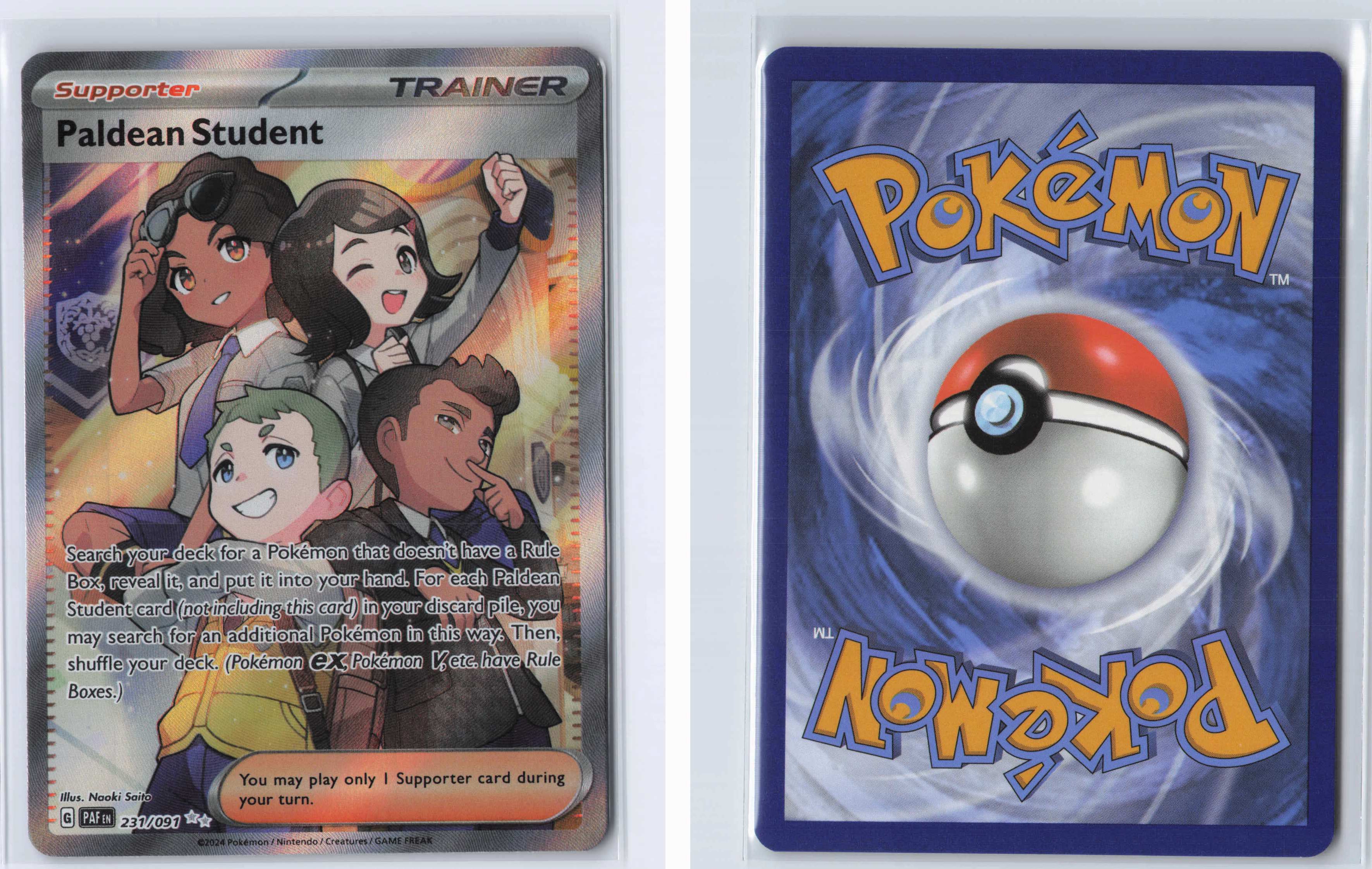 (#231/091) Paldean Student [SV: Paldean Fates]