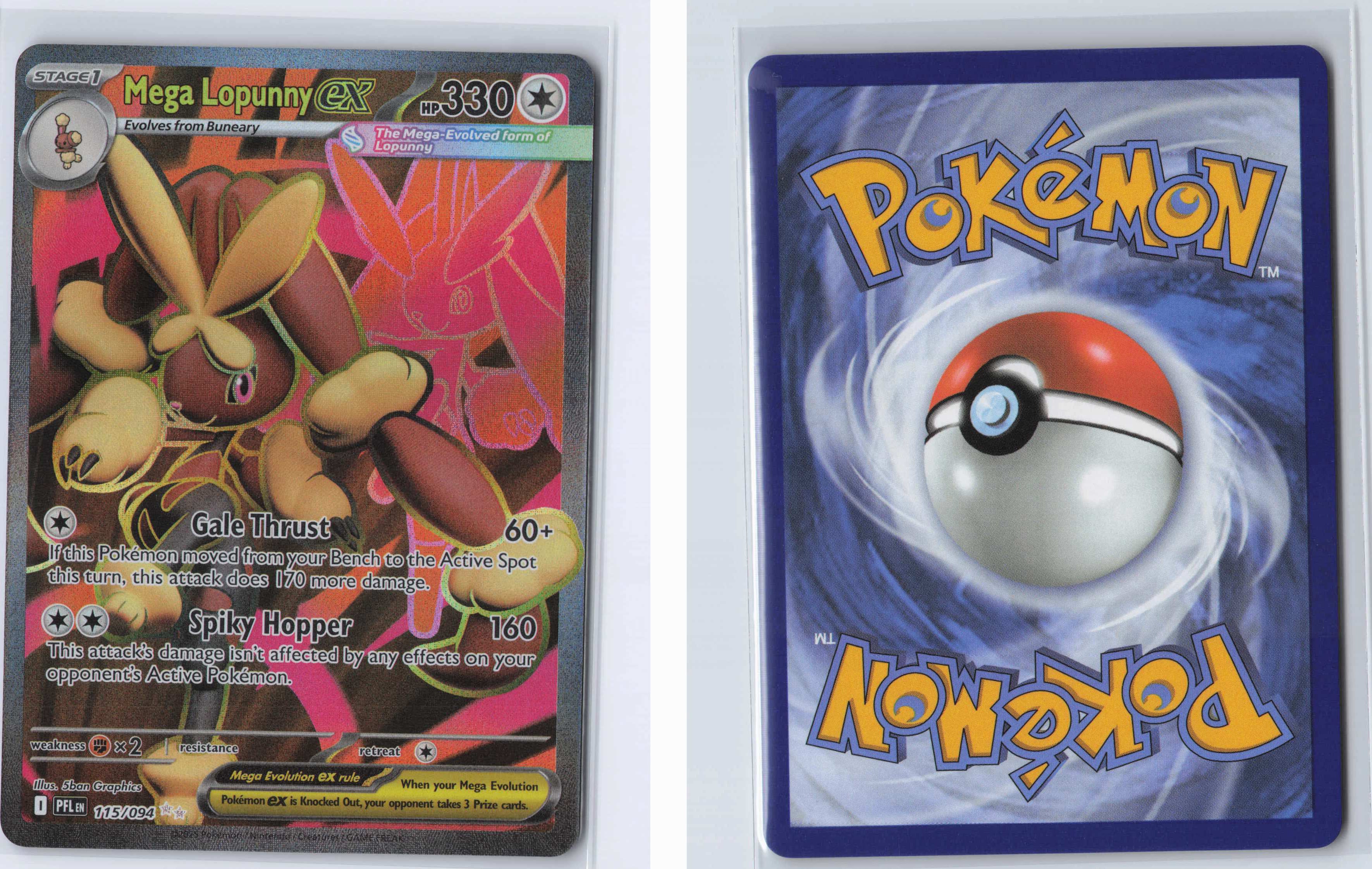 (#115/094) Mega Lopunny ex [Mega Evolutions: Phantasmal Flames]