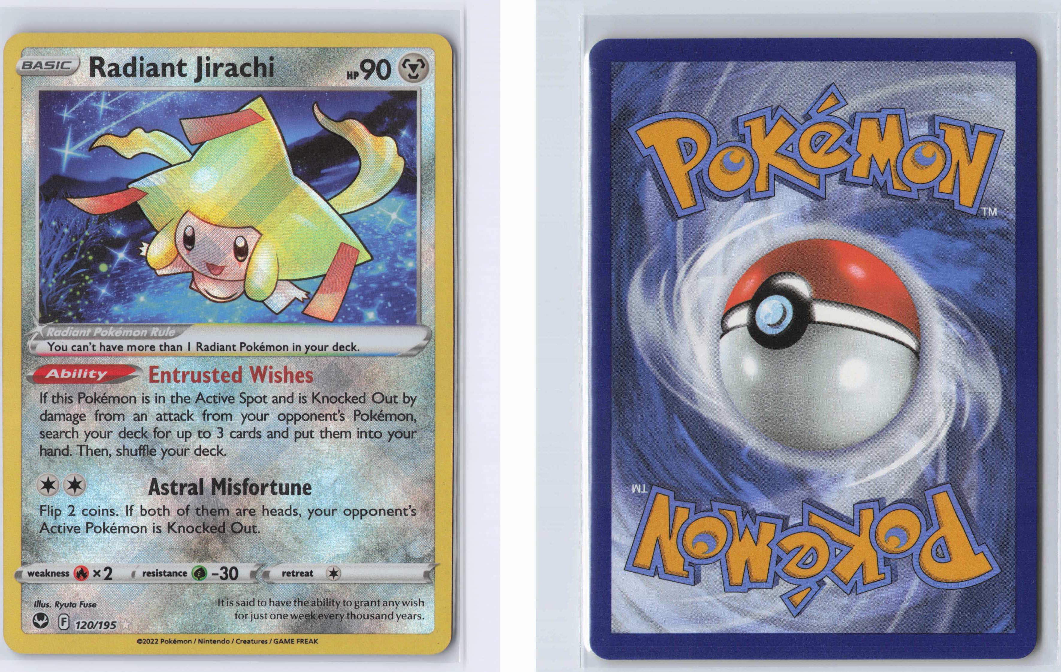 (#120/195) Radiant Jirachi [Sword & Shield: Silver Tempest]