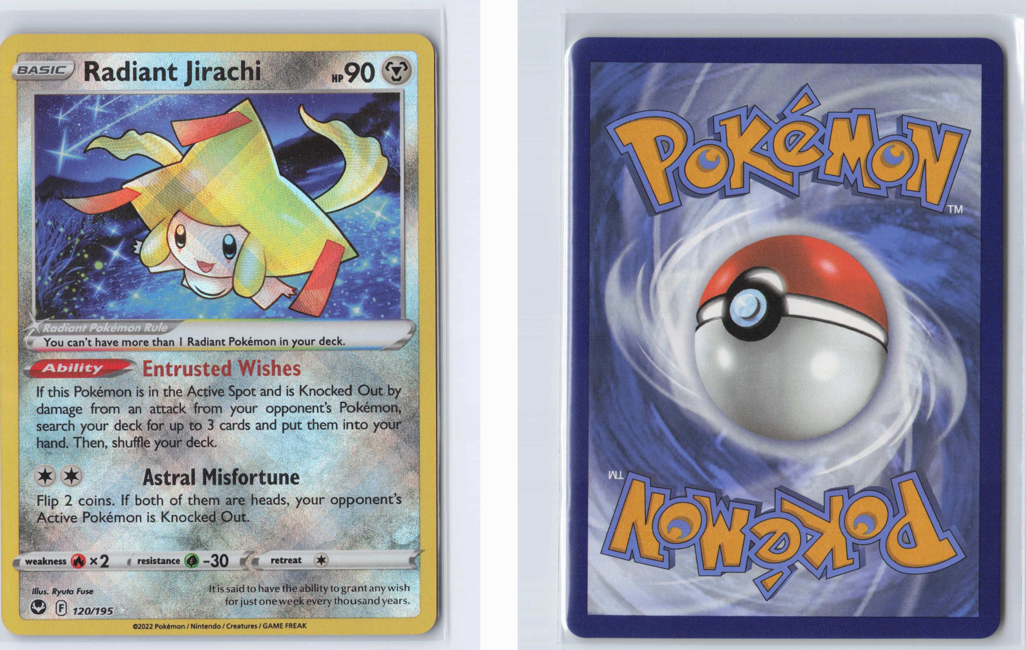 (#120/195) Radiant Jirachi [Sword & Shield: Silver Tempest]