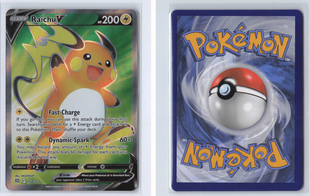 (#158/172) Raichu V (Full Art) [SWSH09: Brilliant Stars]