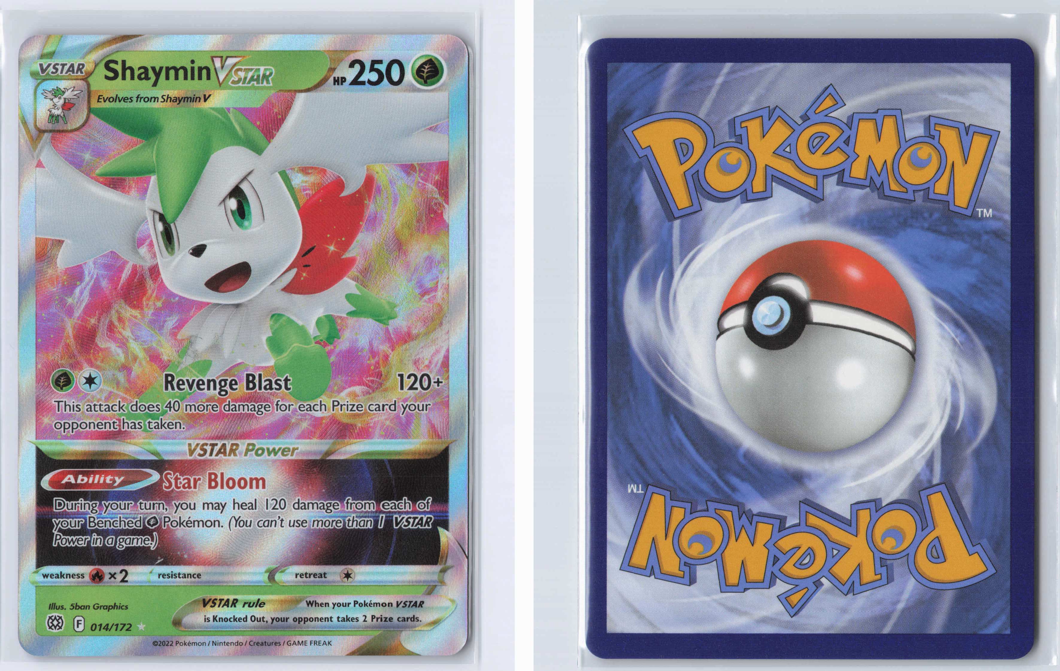 (#014/172) Shaymin VSTAR [SWSH09: Brilliant Stars]