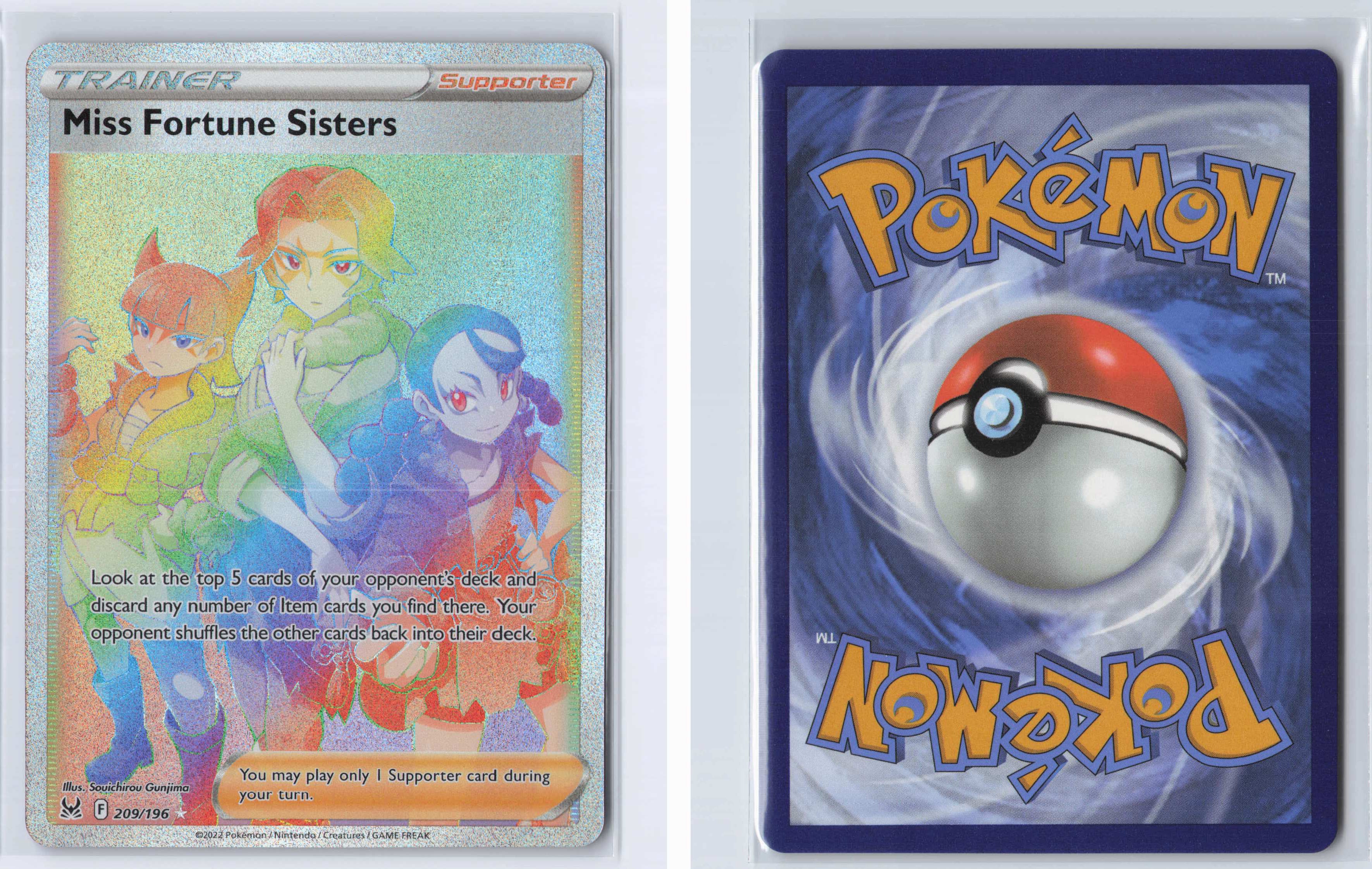 (#209/196) Miss Fortune Sisters (Secret) [SWSH11: Lost Origin]