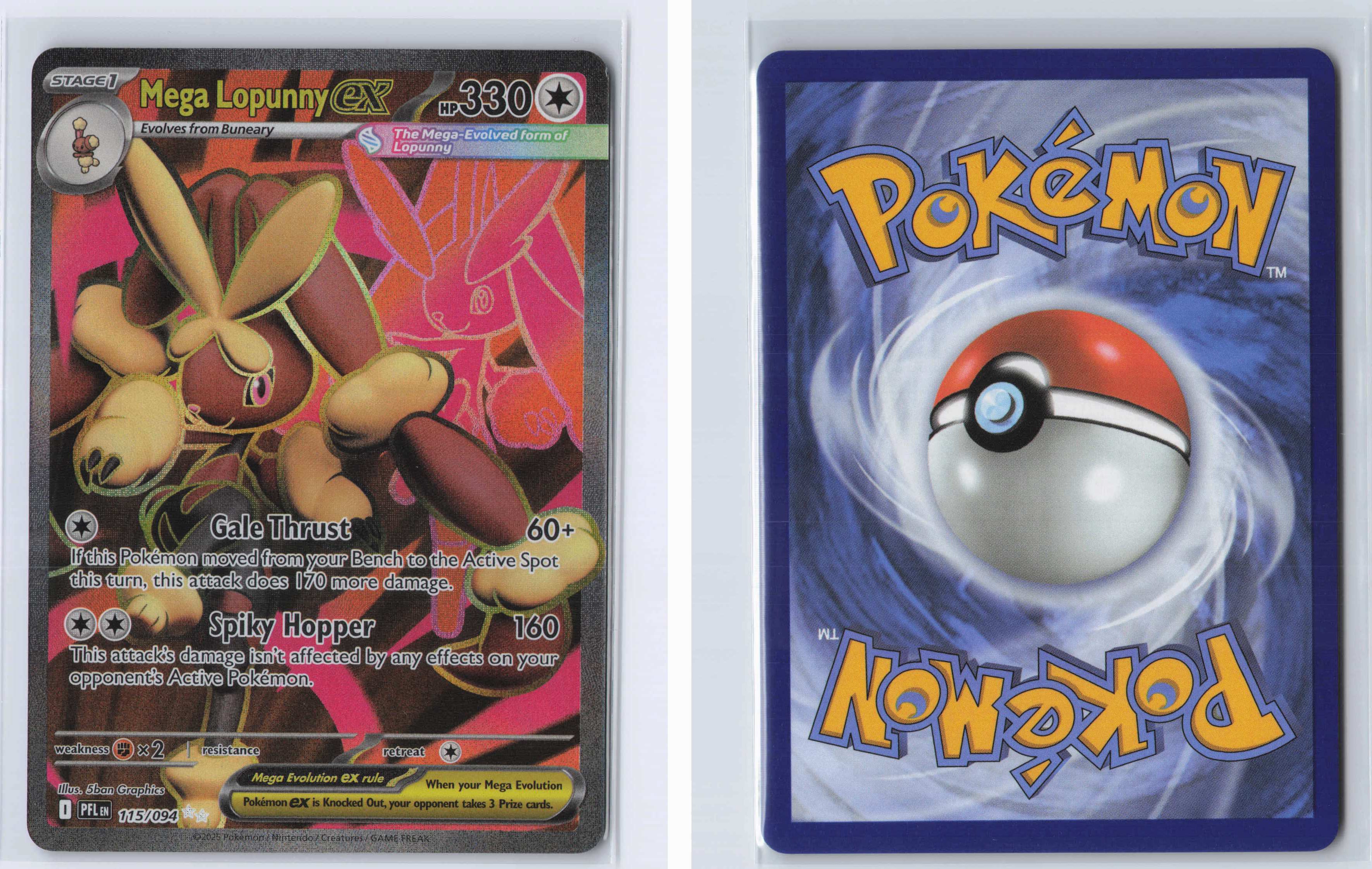 (#115/094) Mega Lopunny ex [Mega Evolutions: Phantasmal Flames]