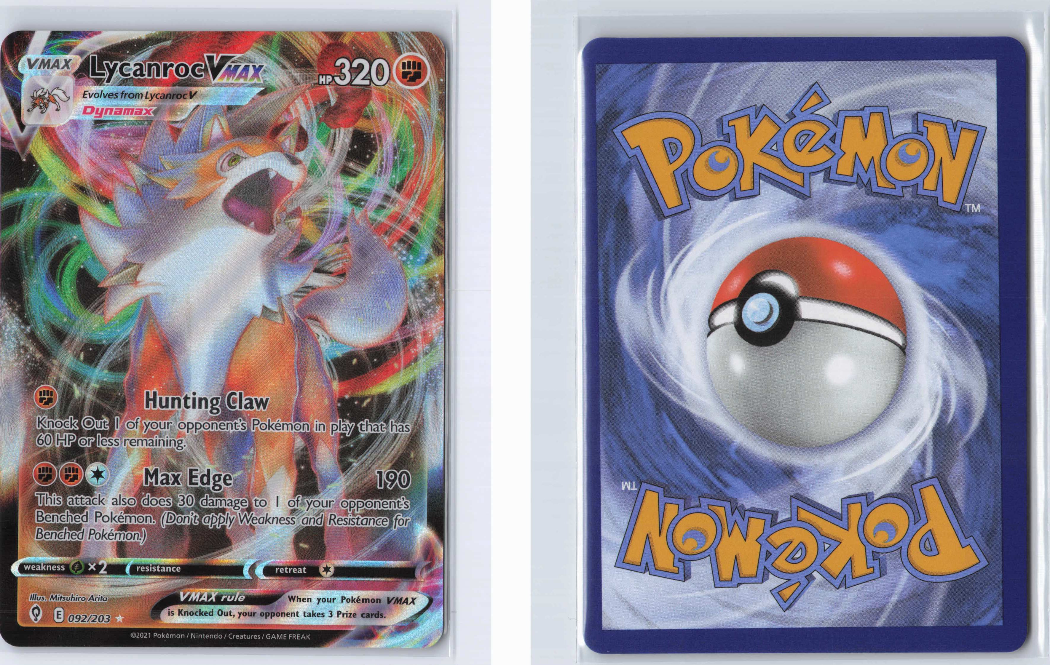 (#092/203) Lycanroc VMAX [SWSH07: Evolving Skies]