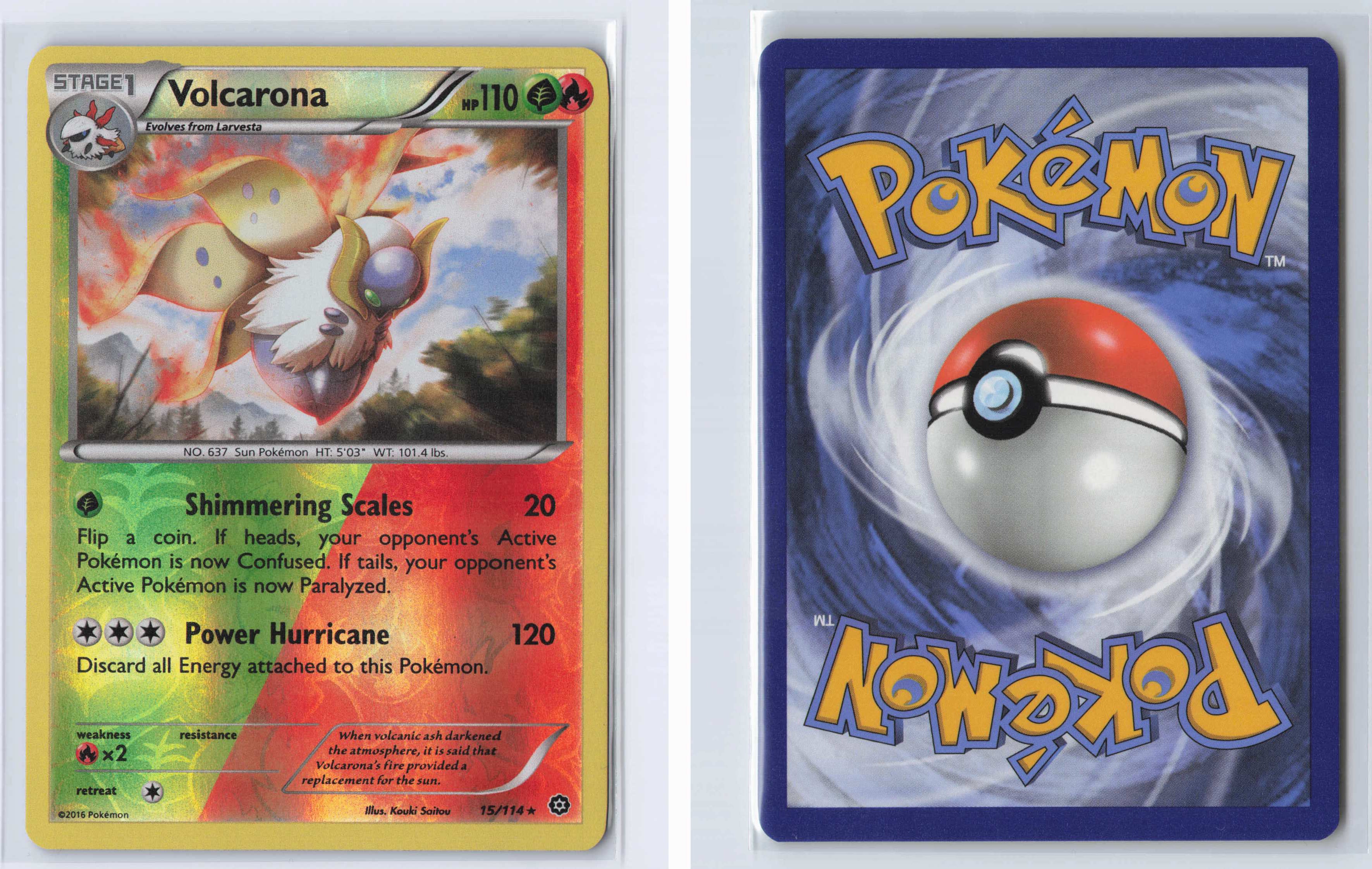 (#15/114) Volcarona [XY - Steam Siege]