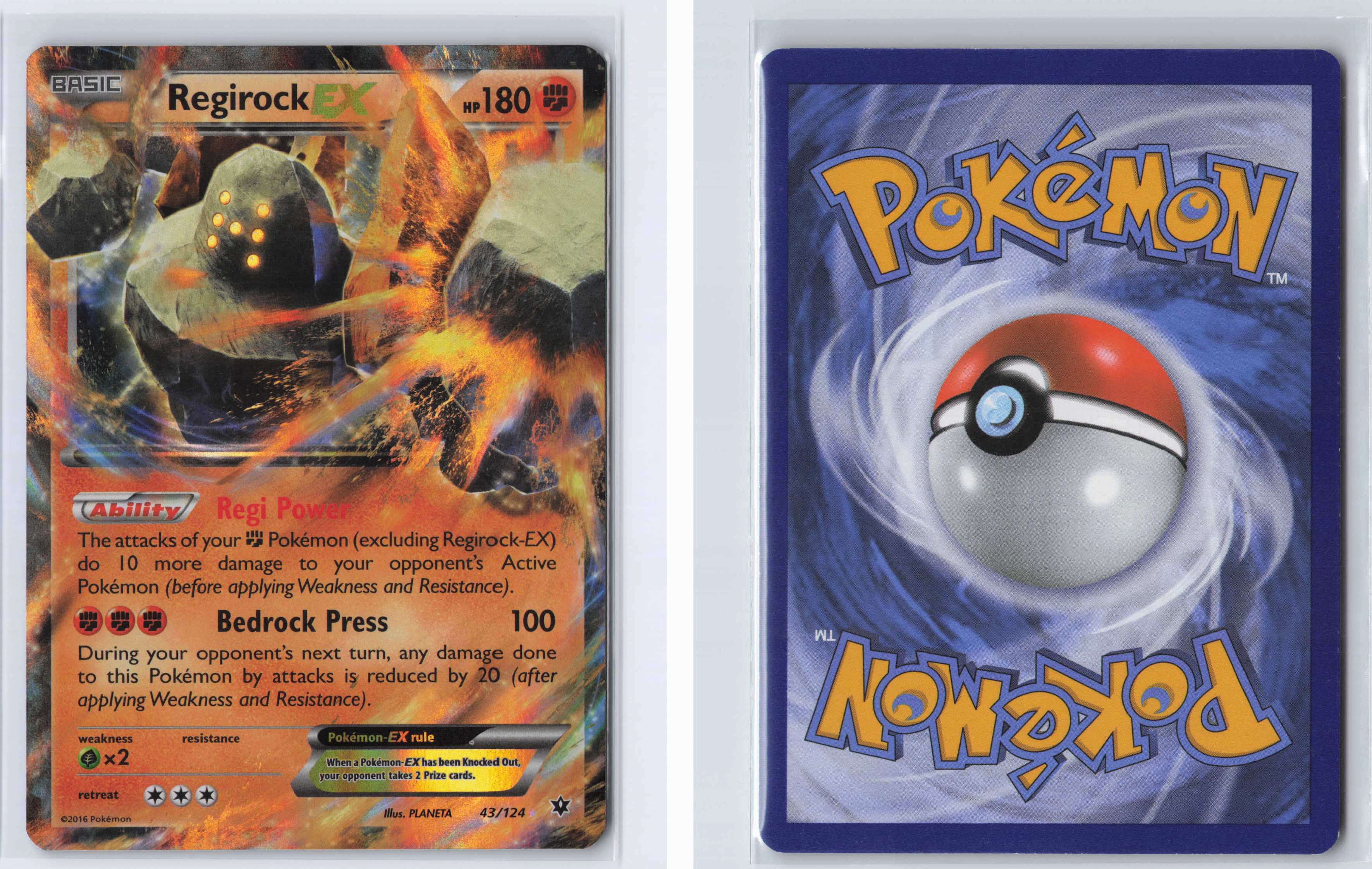 (#43/124) Regirock EX [XY - Fates Collide]