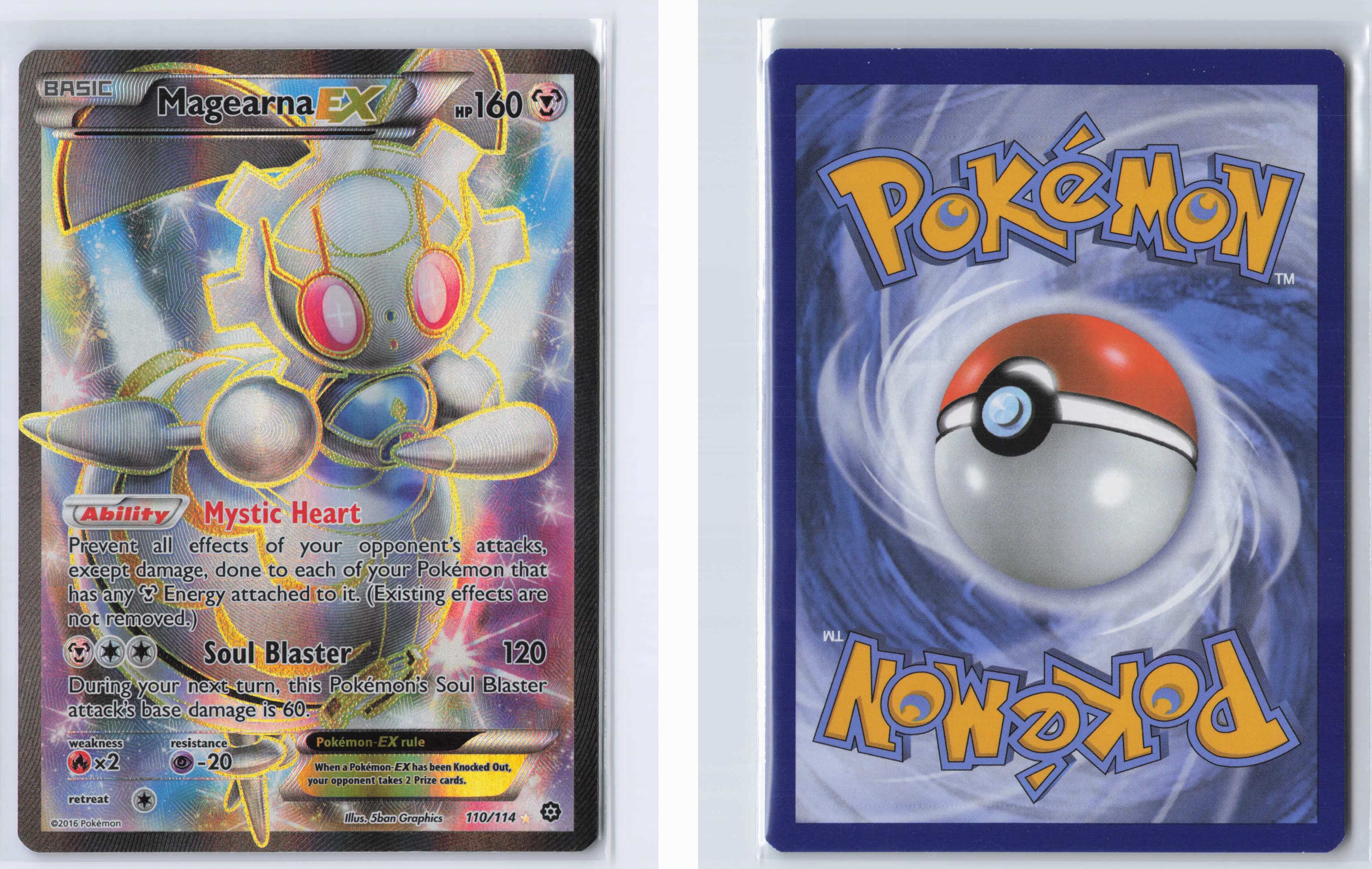 (#110/114) Magearna EX (Full Art) [XY - Steam Siege]