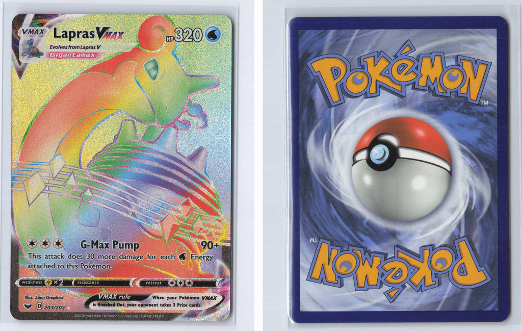 (#203/202) Lapras VMAX (Secret) [SWSH01: Sword & Shield Base Set]
