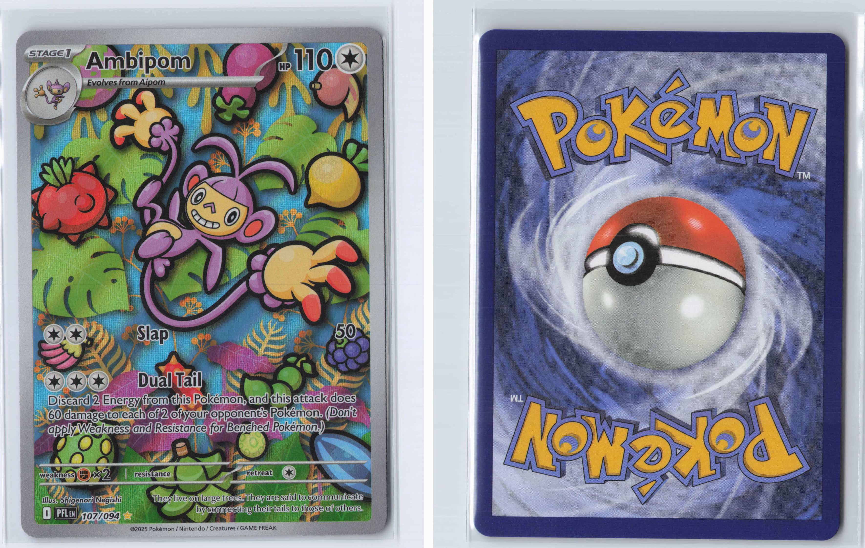 (#107/094) Ambipom [Mega Evolutions: Phantasmal Flames]