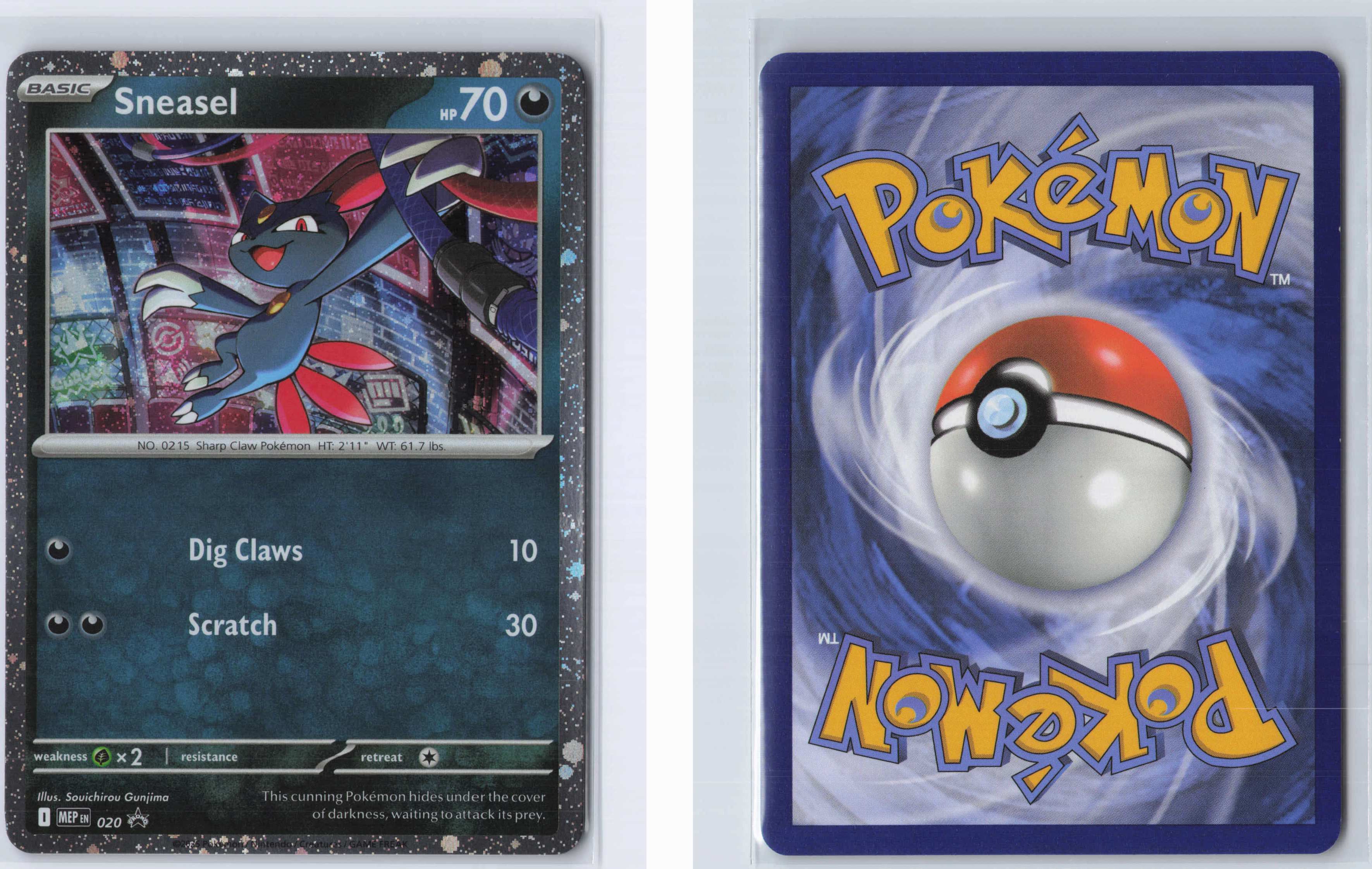 (#20) Sneasel (Cosmos Holo) [ME: Mega Evolution Promo]