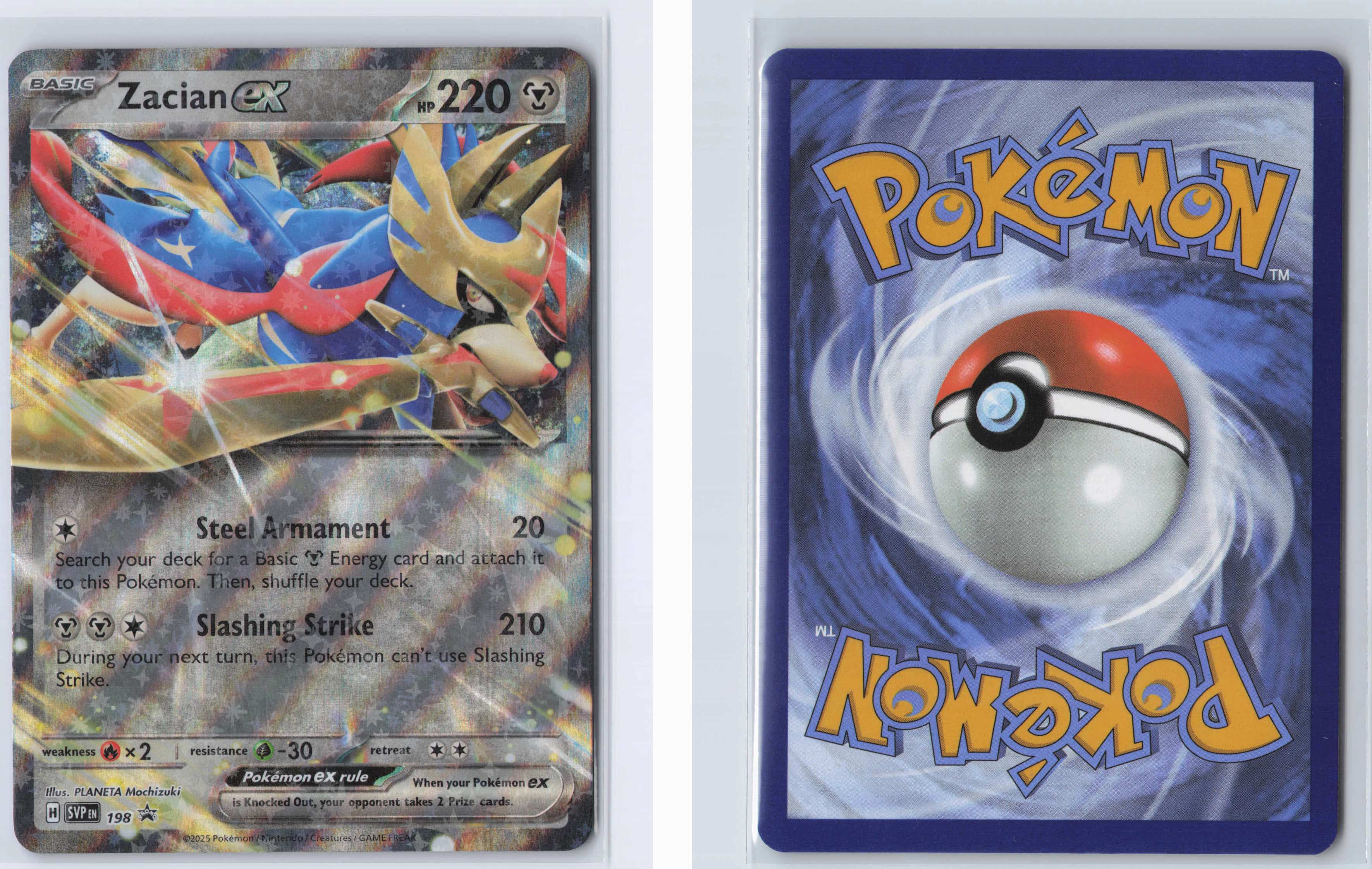 (#198) Zacian ex [SV: Scarlet & Violet Promo Cards]