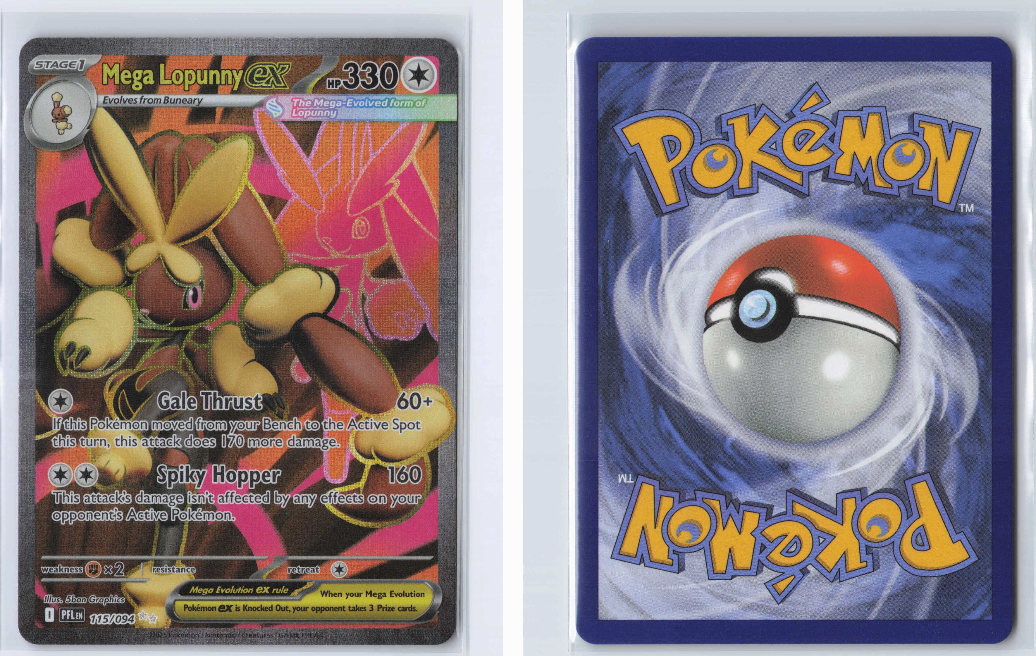 (#115/094) Mega Lopunny ex [Mega Evolutions: Phantasmal Flames]