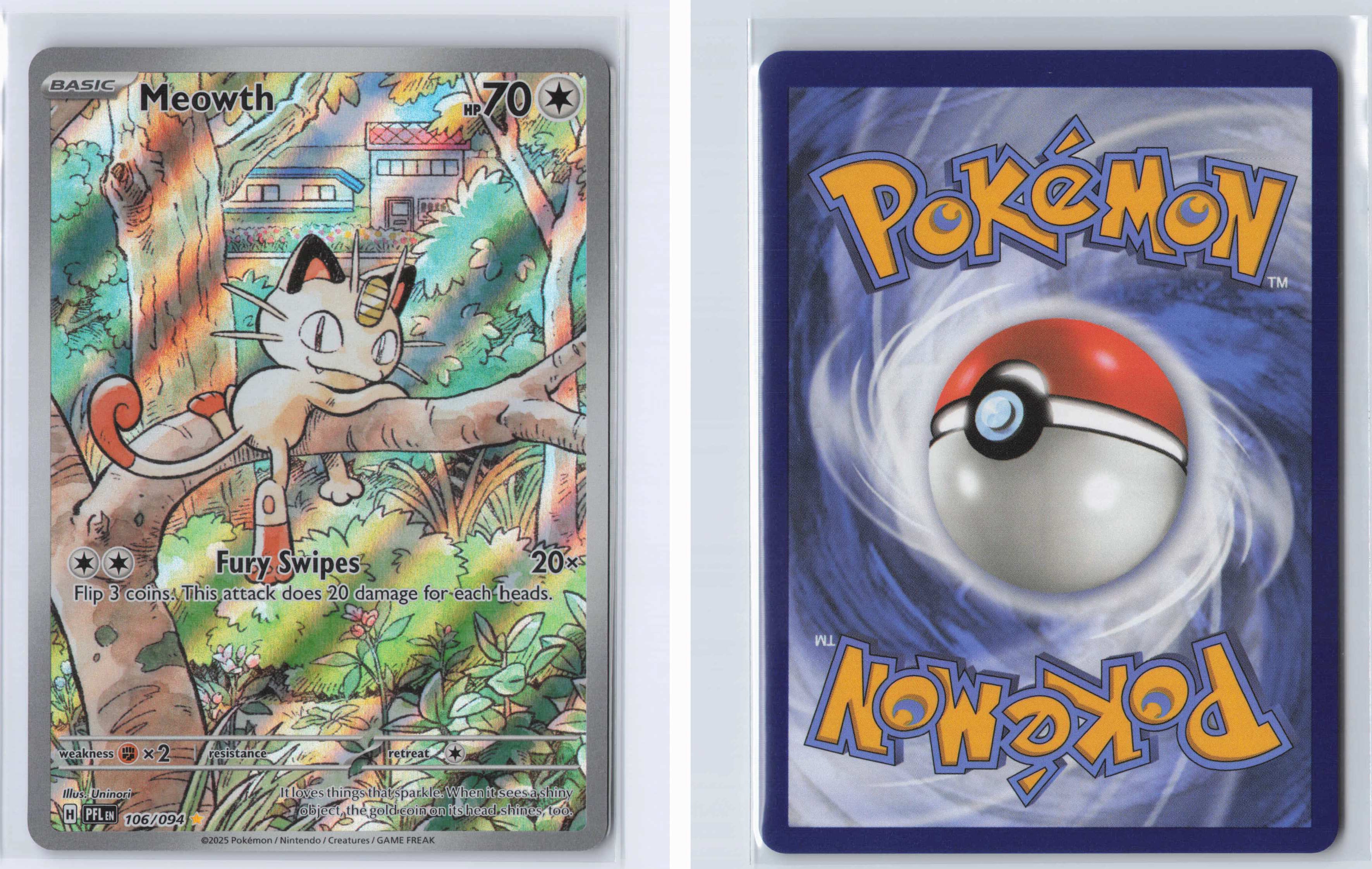 (#106/094) Meowth [Mega Evolutions: Phantasmal Flames]