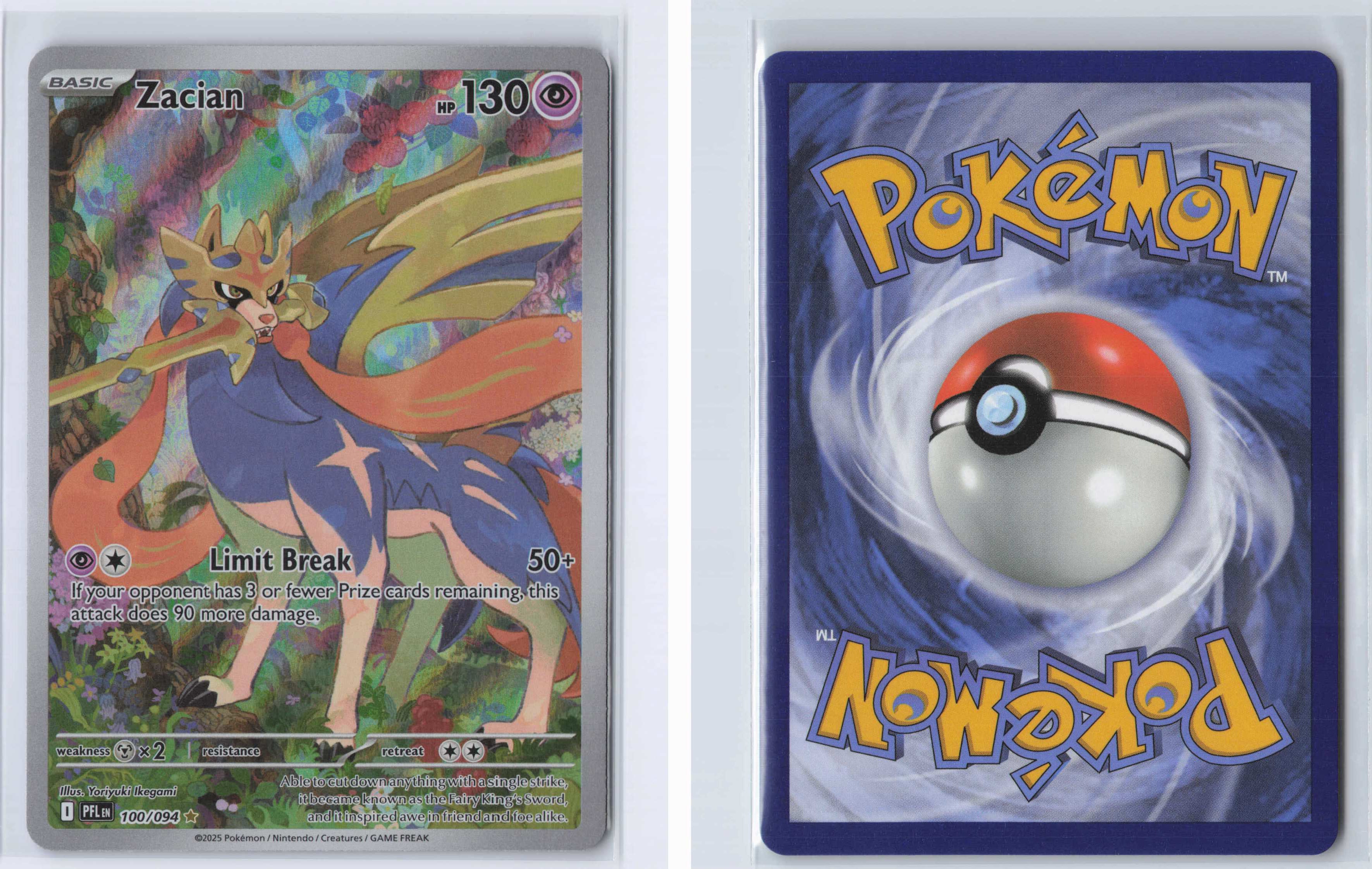 (#100/094) Zacian [Mega Evolutions: Phantasmal Flames]