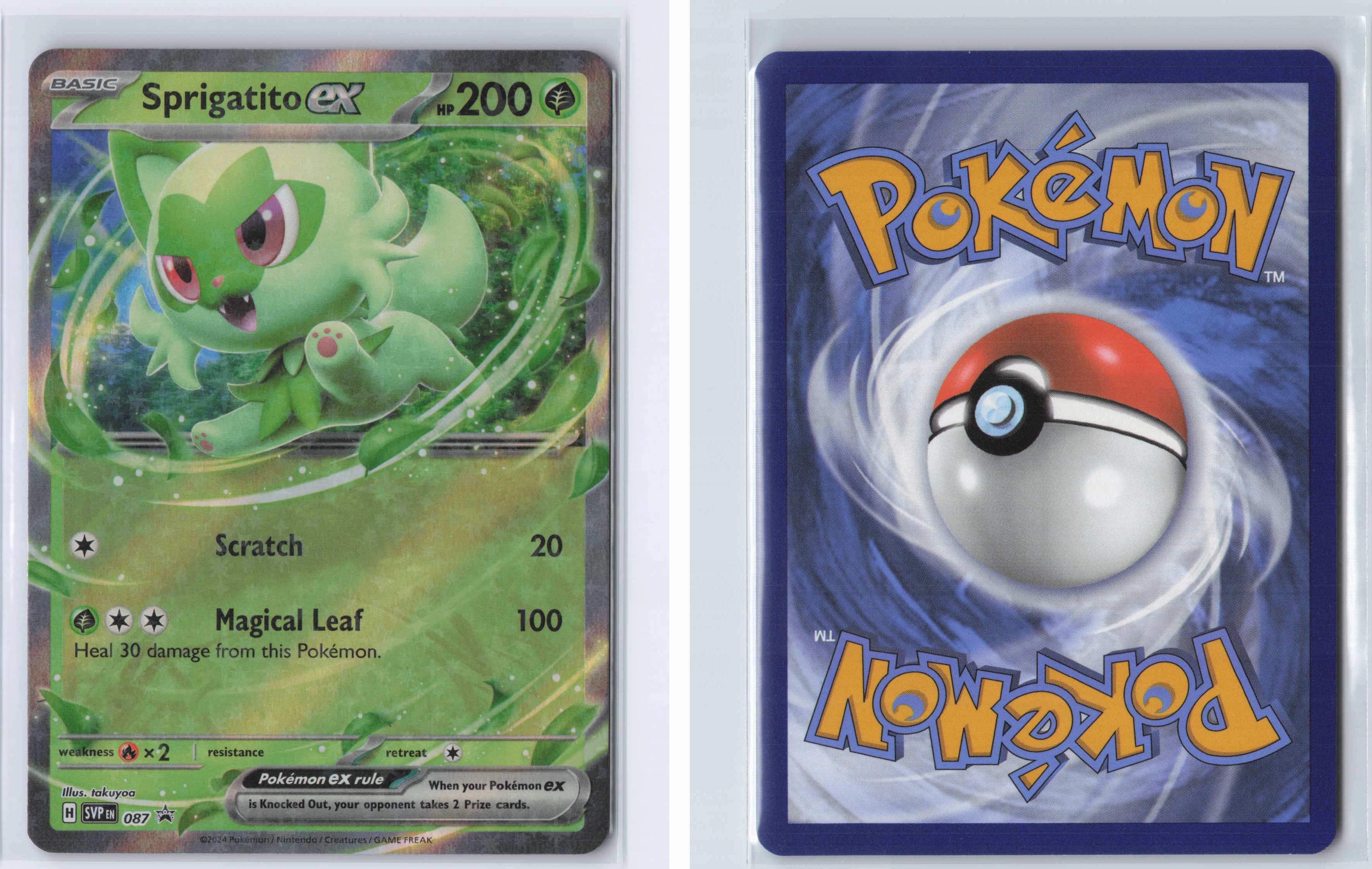 (#87) Sprigatito ex [SV: Scarlet & Violet Promo Cards]