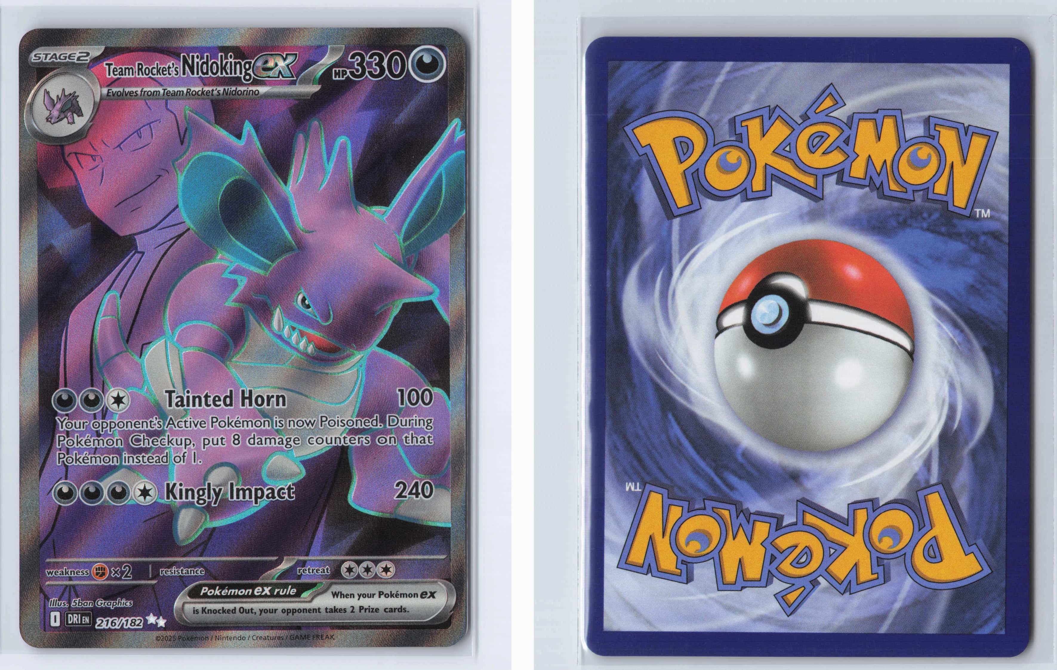 (#216/182) Team Rocket's Nidoking ex [SV10: Destined Rivals]