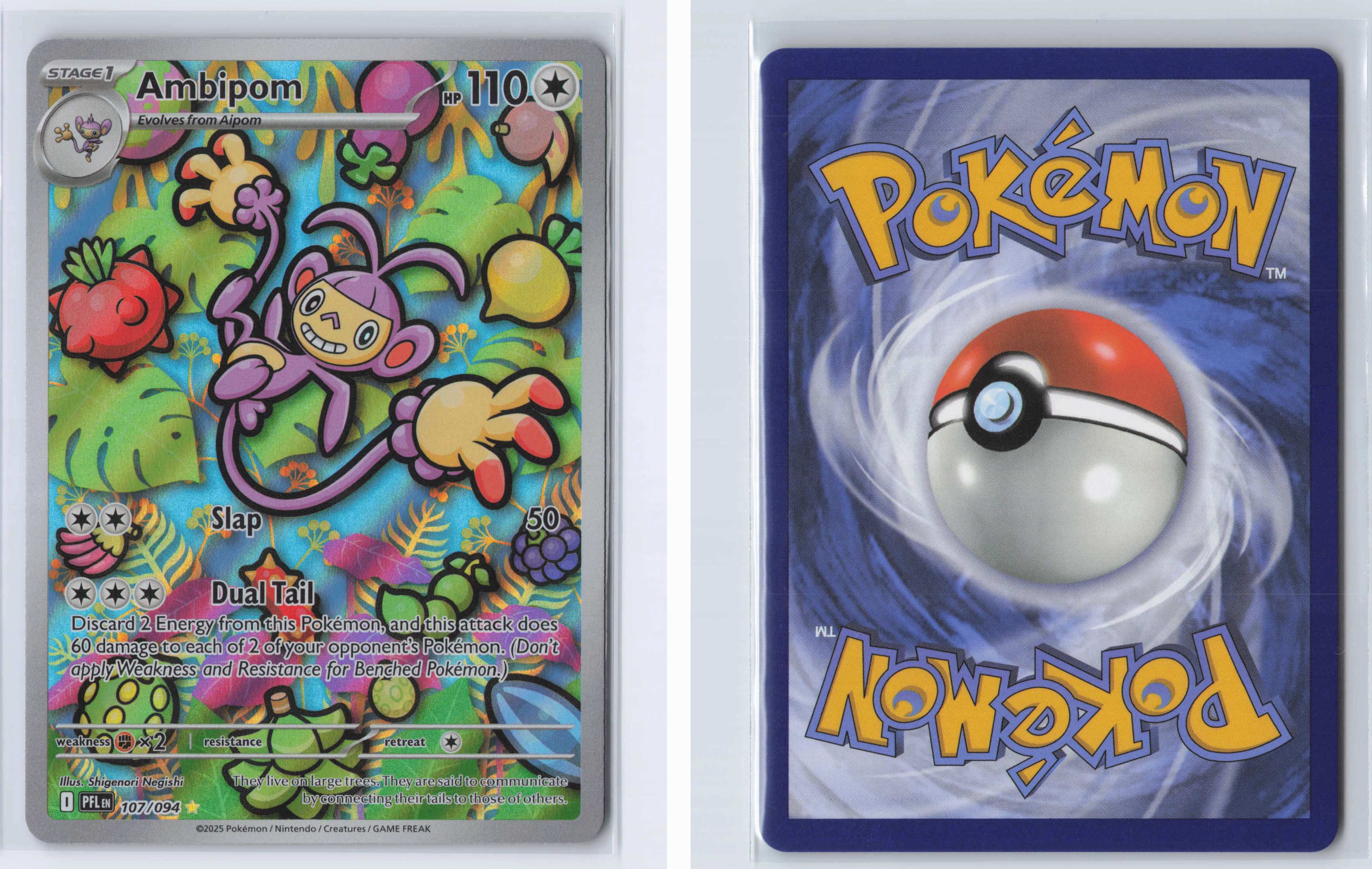 (#107/094) Ambipom [Mega Evolutions: Phantasmal Flames]