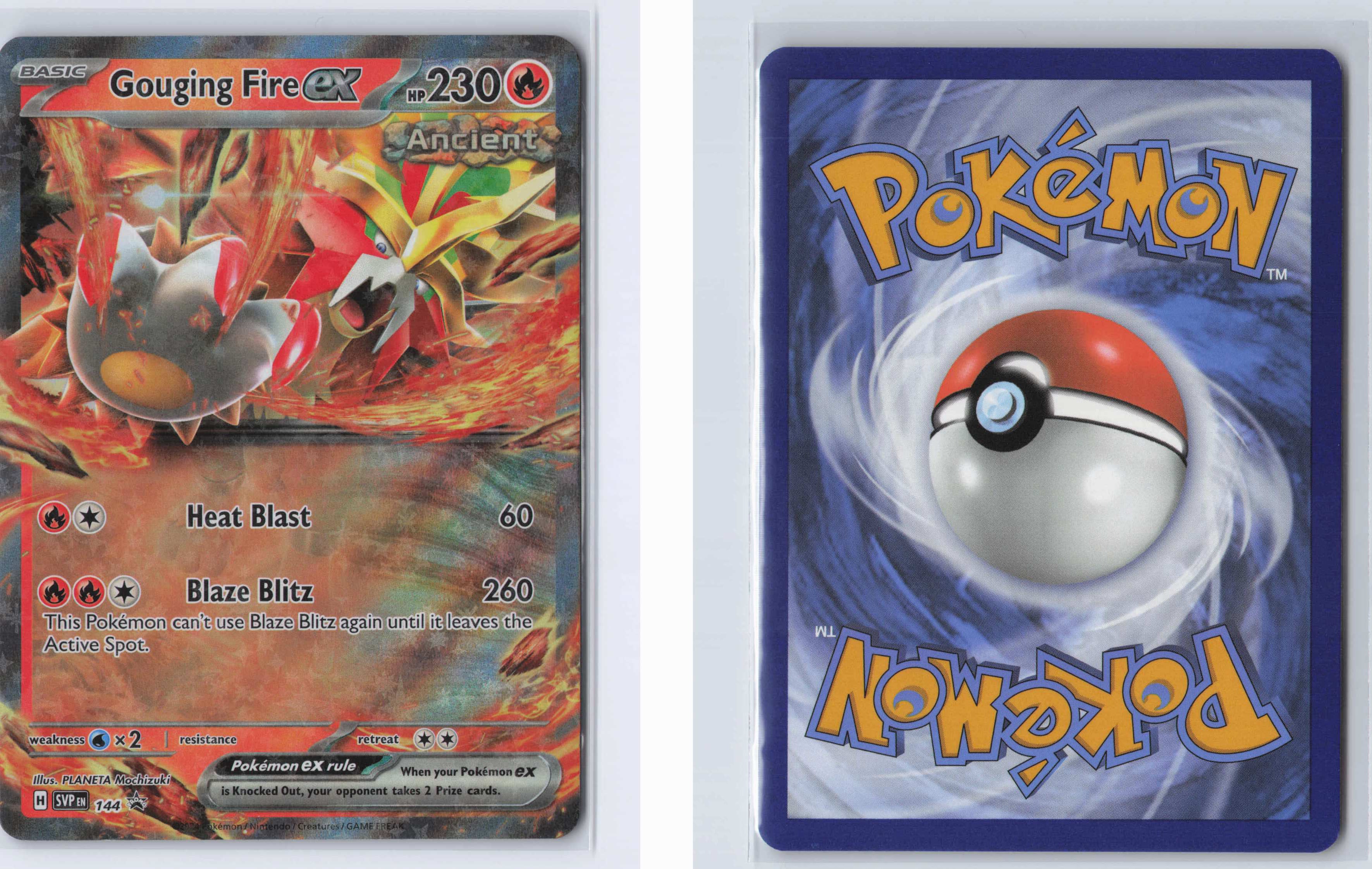 (#144) Gouging Fire ex [SV: Scarlet & Violet Promo Cards]