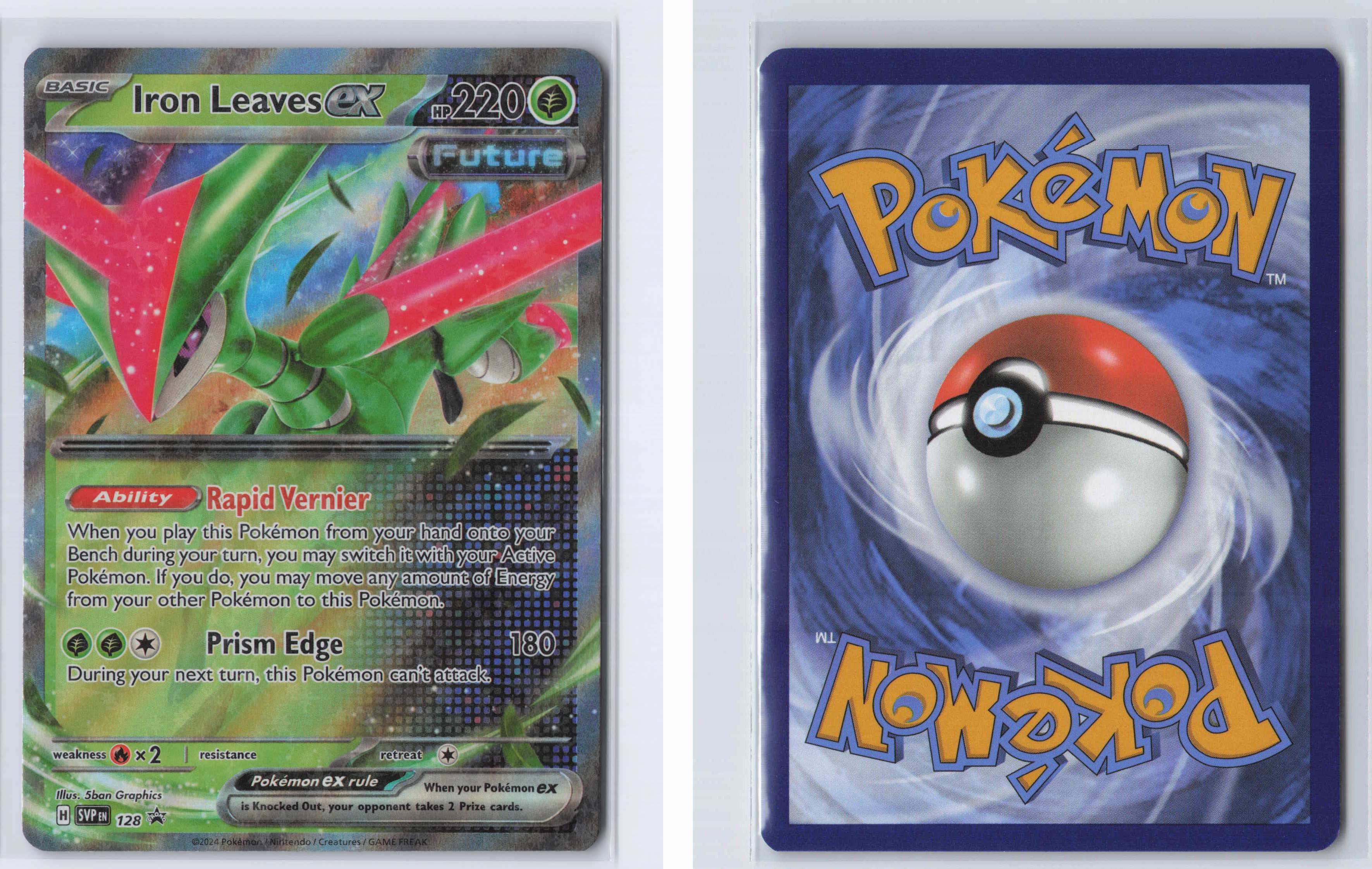 (#128) Iron Leaves ex [SV: Scarlet & Violet Promo Cards]