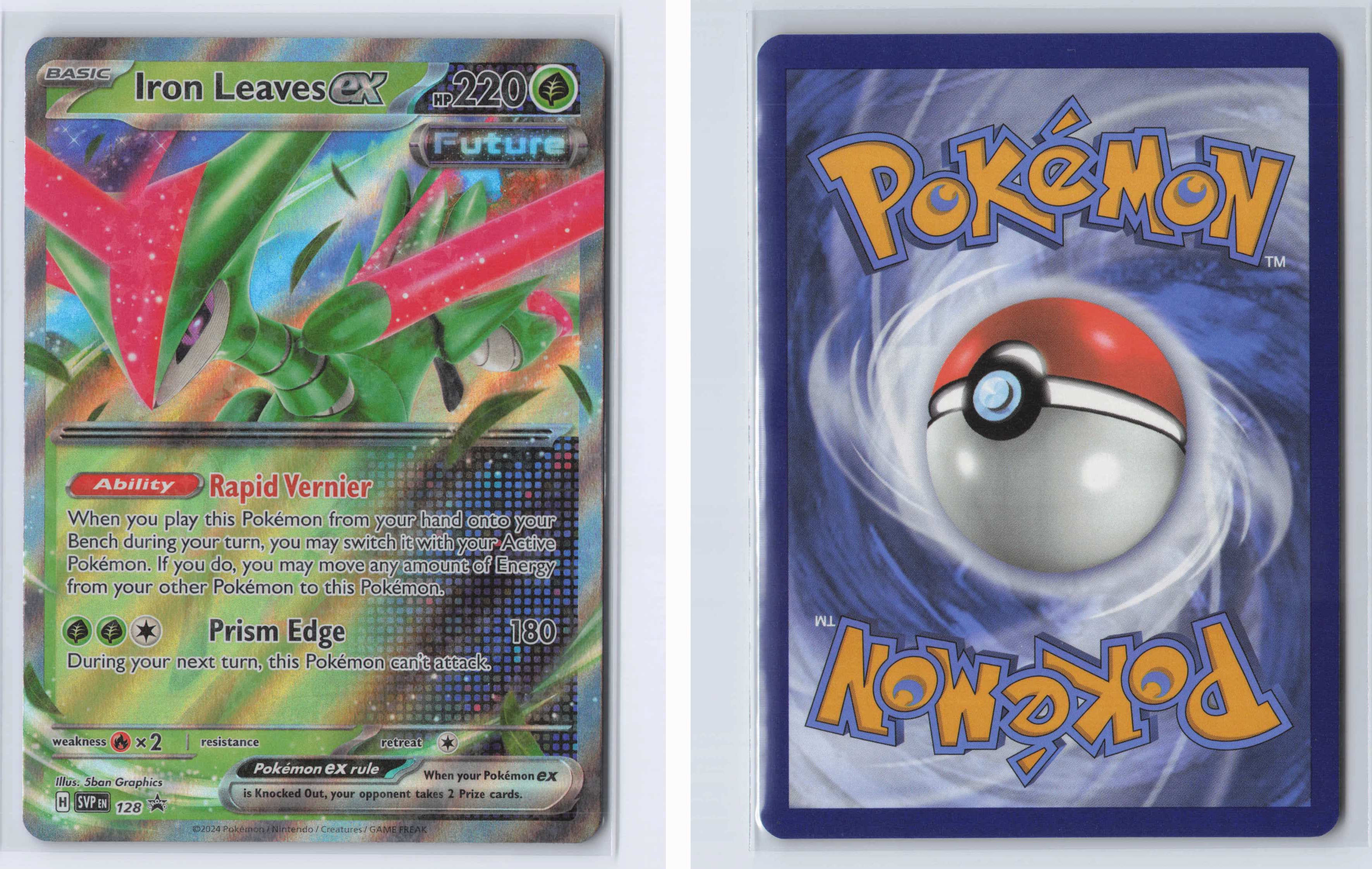 (#128) Iron Leaves ex [SV: Scarlet & Violet Promo Cards]
