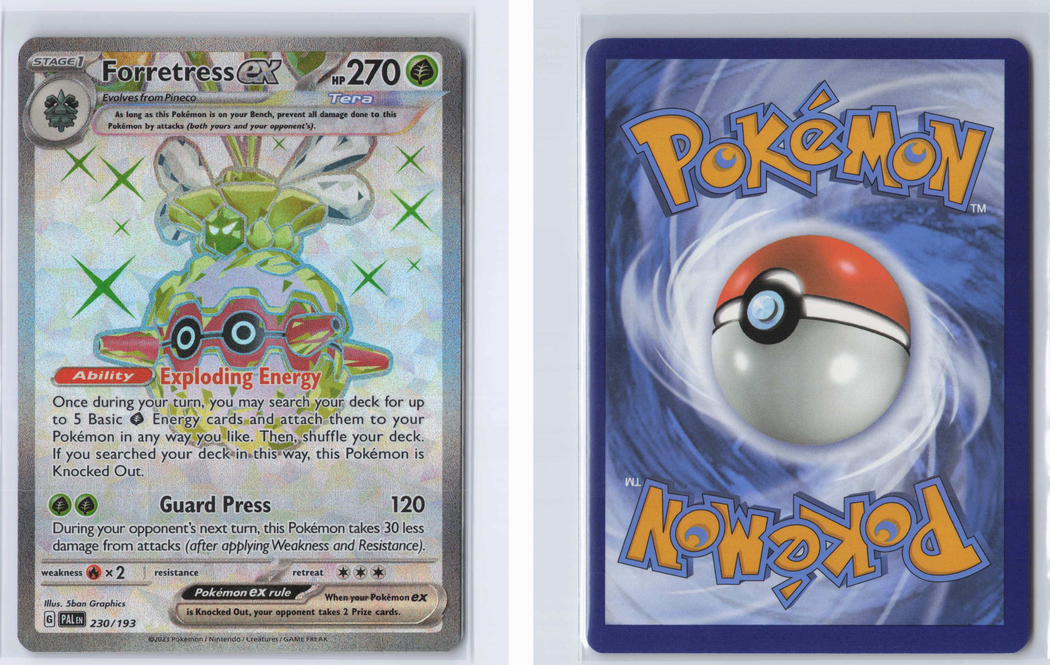 (#230/193) Forretress ex [SV02: Paldea Evolved]