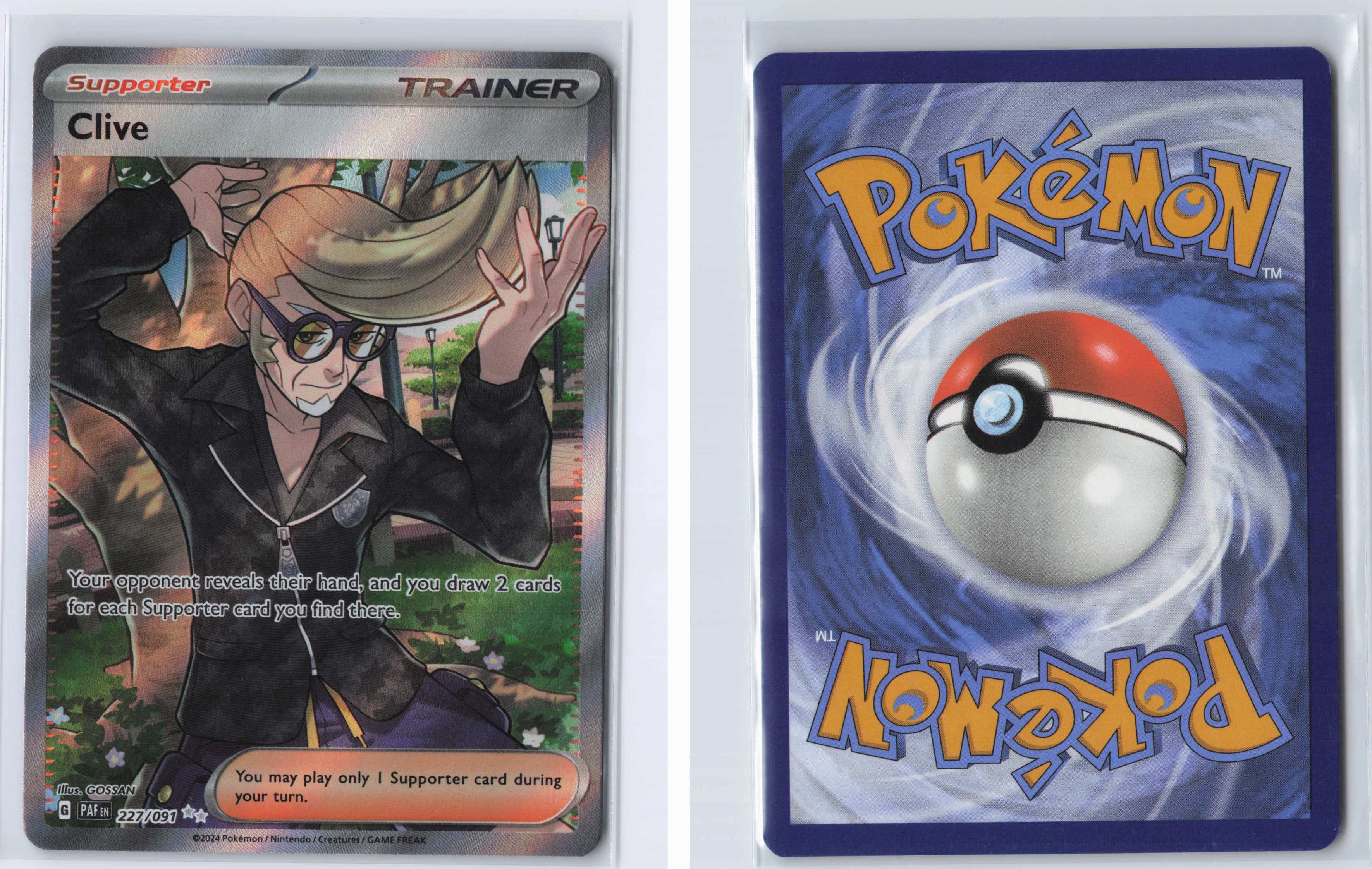 (#227/091) Clive [SV: Paldean Fates]