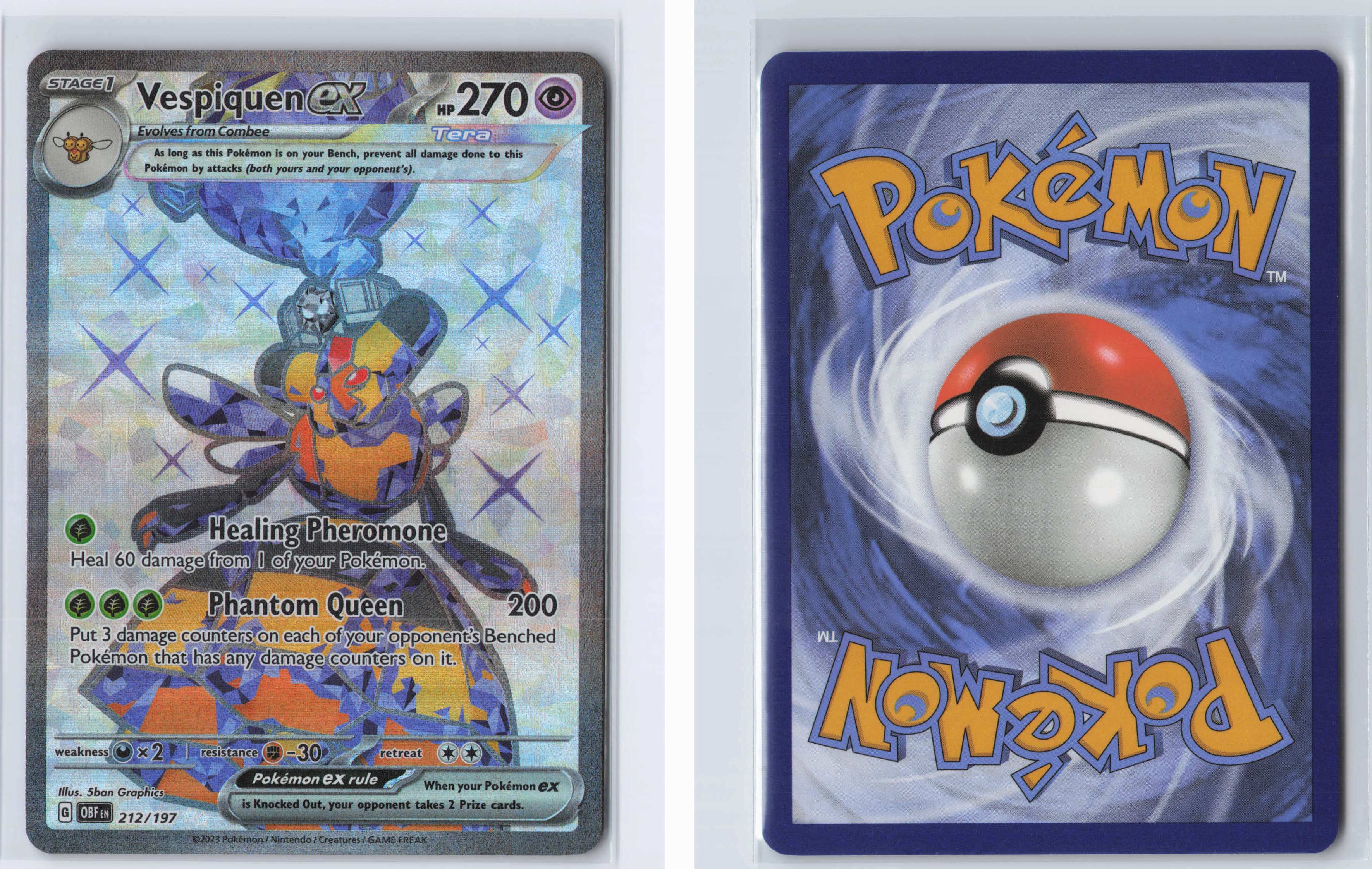 (#212/197) Vespiquen ex [SV03: Obsidian Flames]