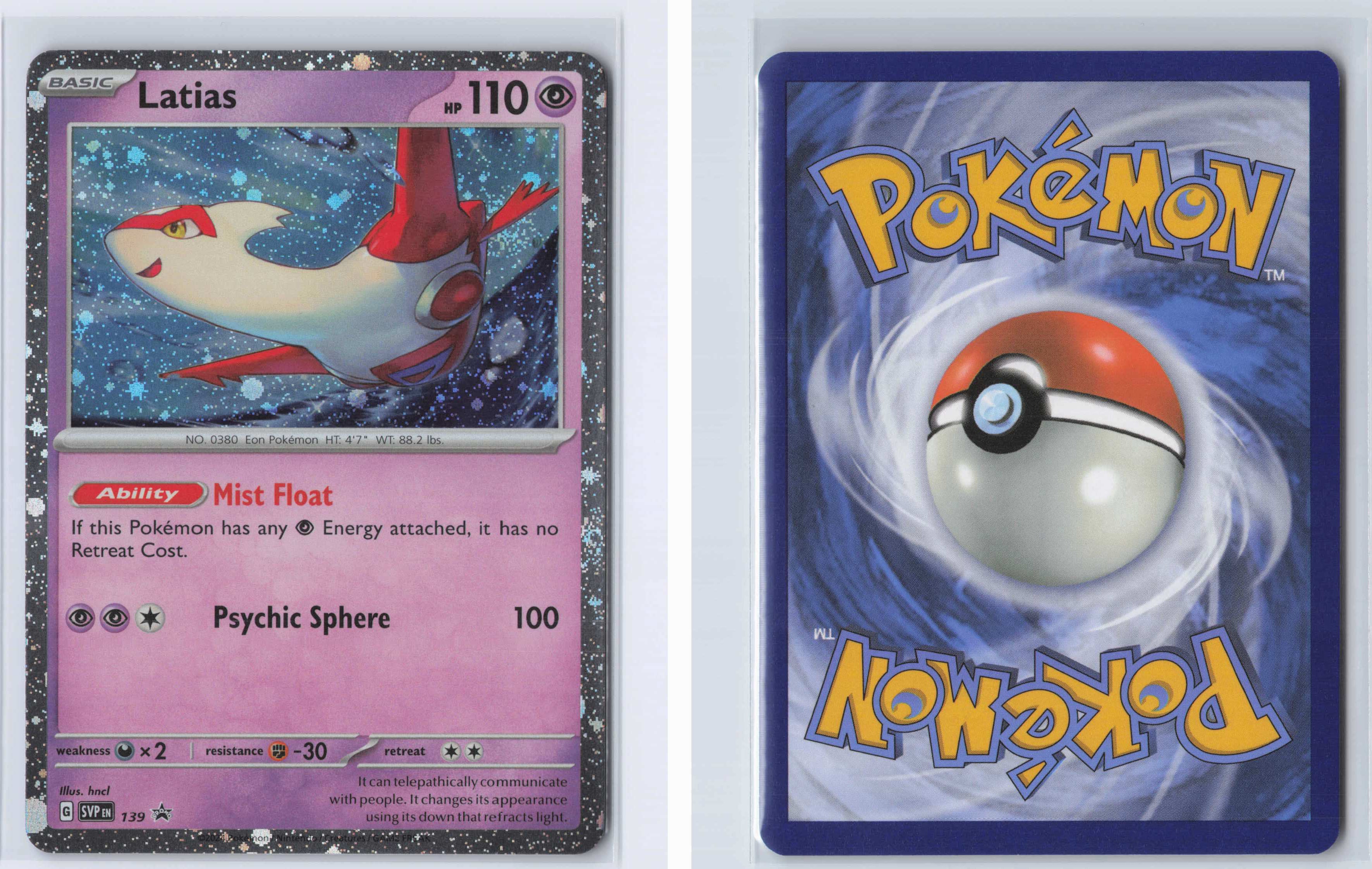 (#139) Latias -  (Cosmo Holo) [SV: Scarlet & Violet Promo Cards]