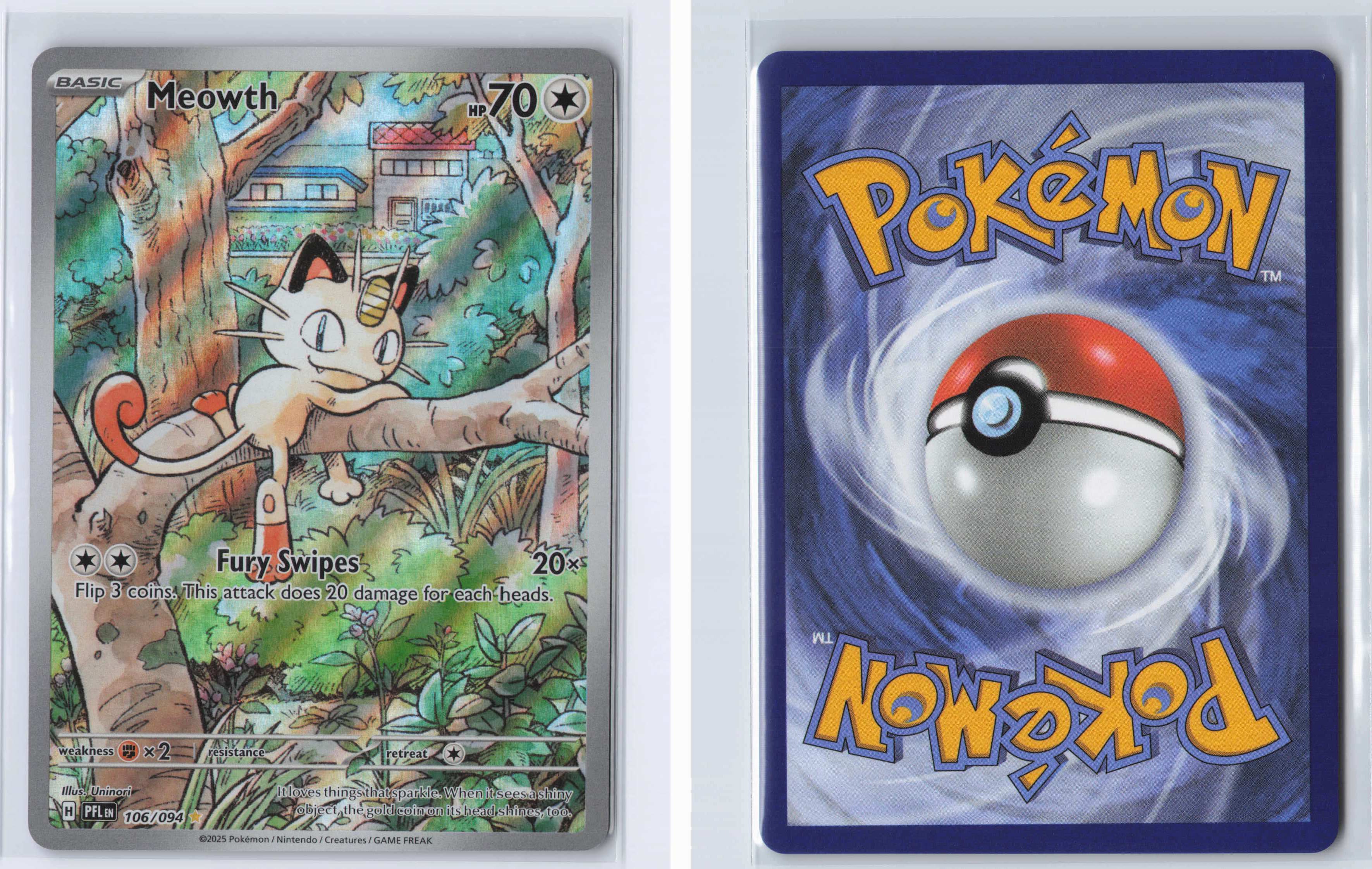 (#106/094) Meowth [Mega Evolutions: Phantasmal Flames]