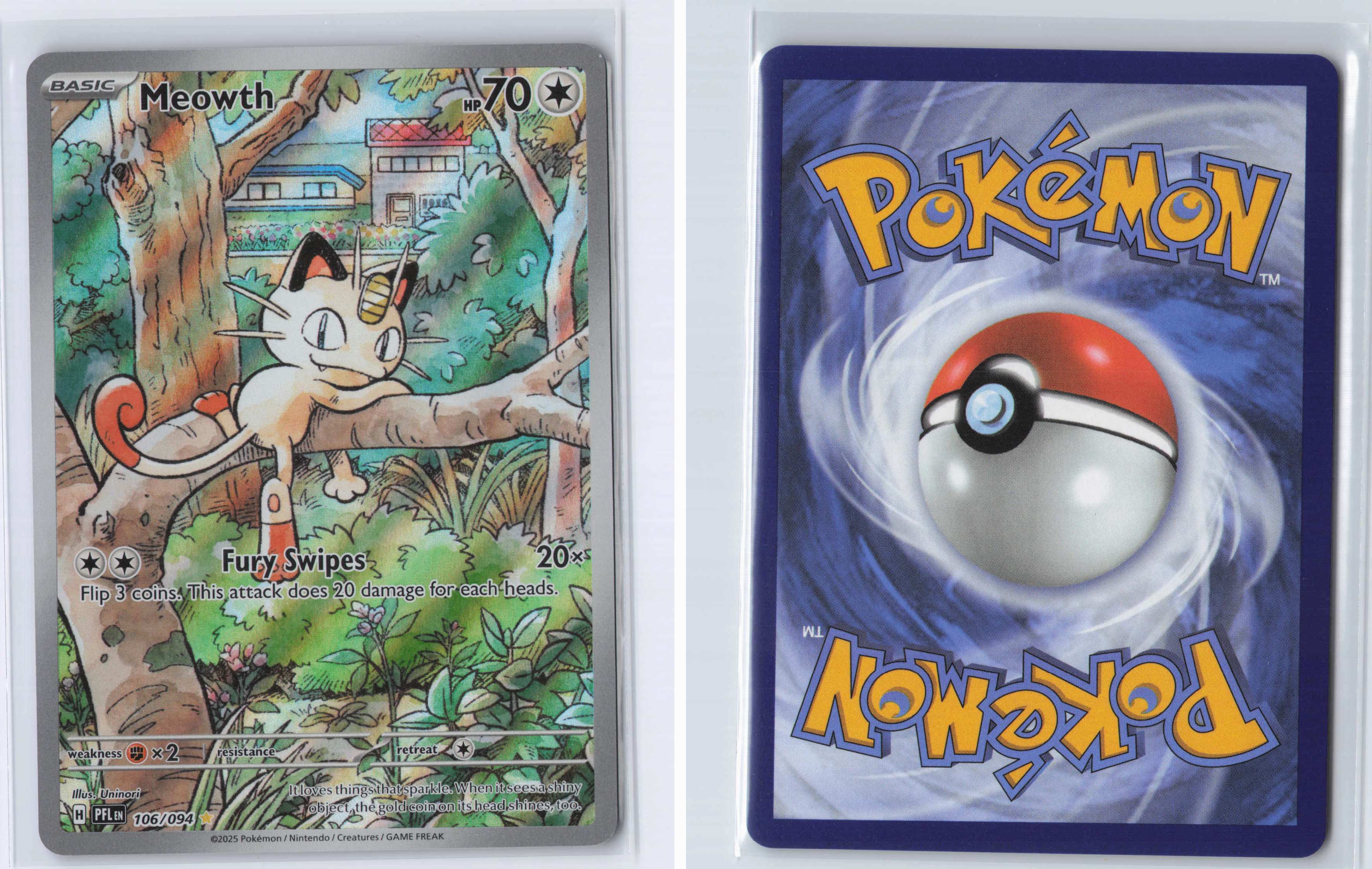 (#106/094) Meowth [Mega Evolutions: Phantasmal Flames]