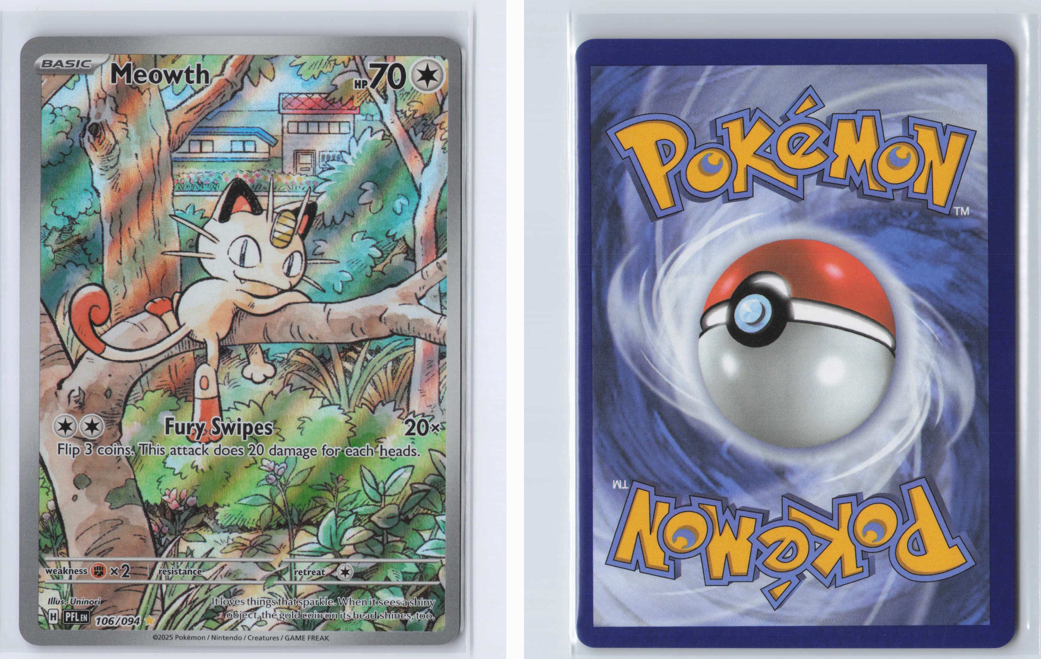 (#106/094) Meowth [Mega Evolutions: Phantasmal Flames]