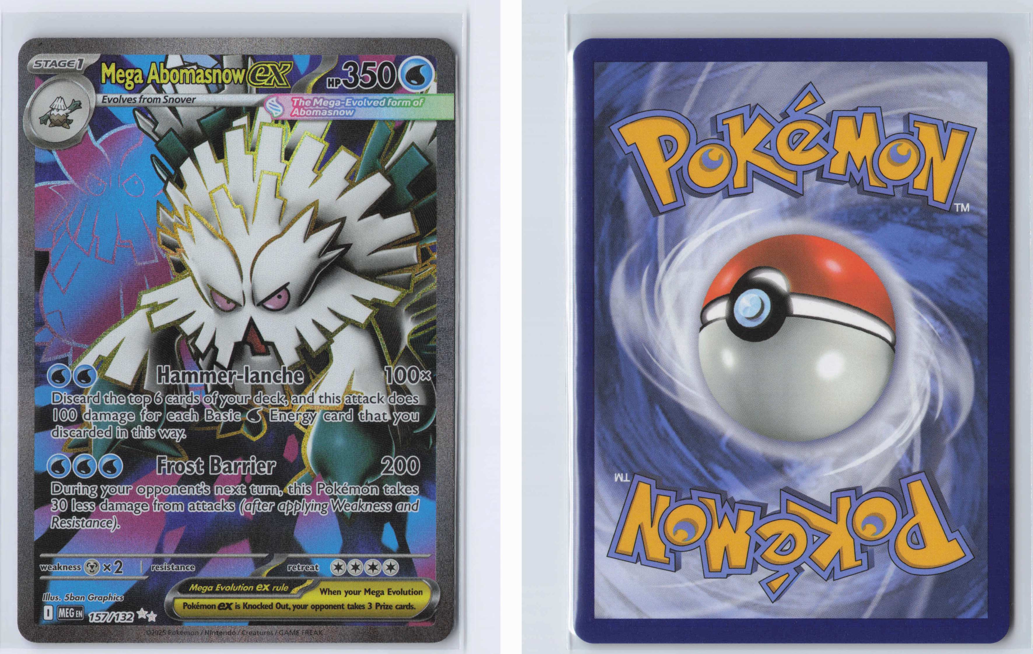(#157/132) Mega Abomasnow ex [ME01: Mega Evolution]