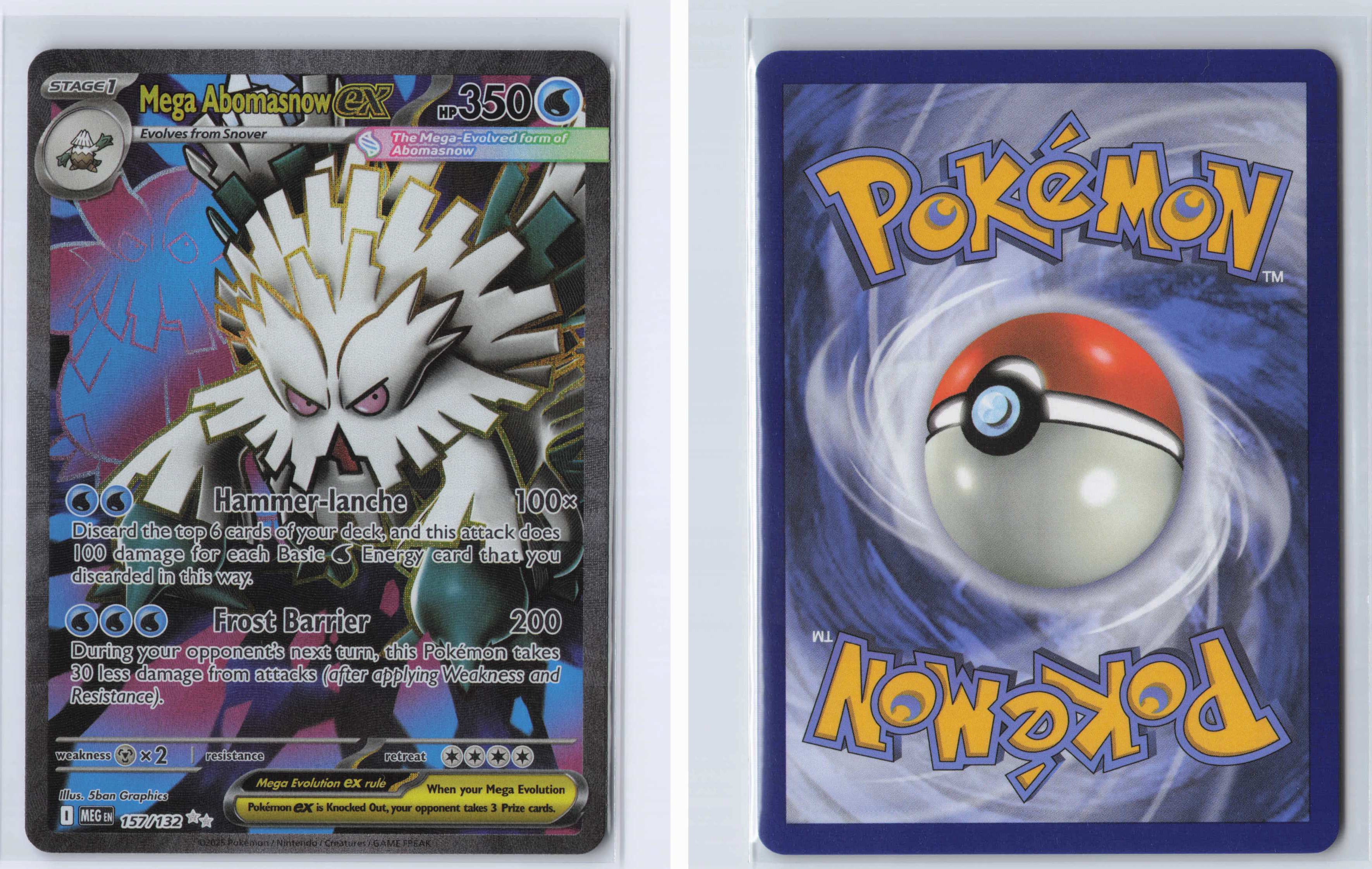 (#157/132) Mega Abomasnow ex [ME01: Mega Evolution]