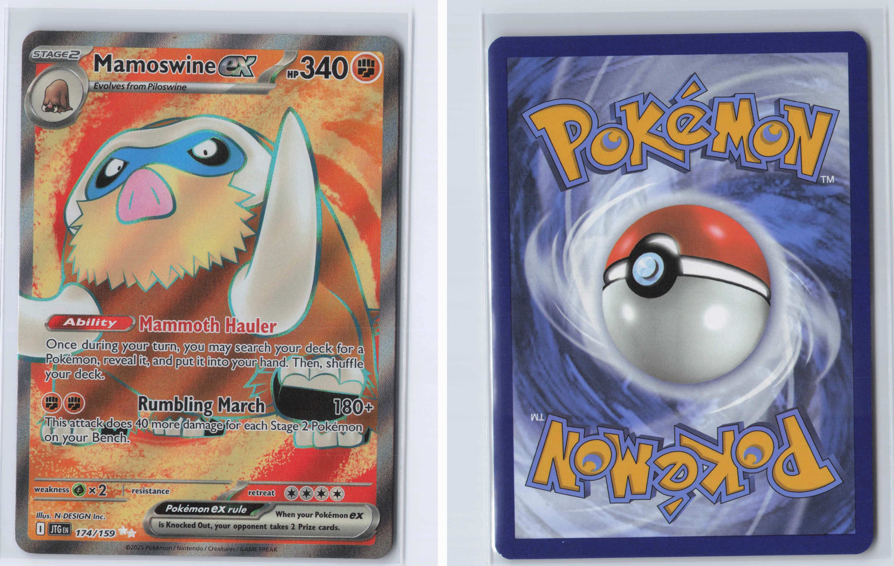 (#174/159) Mamoswine ex [SV09: Journey Together]