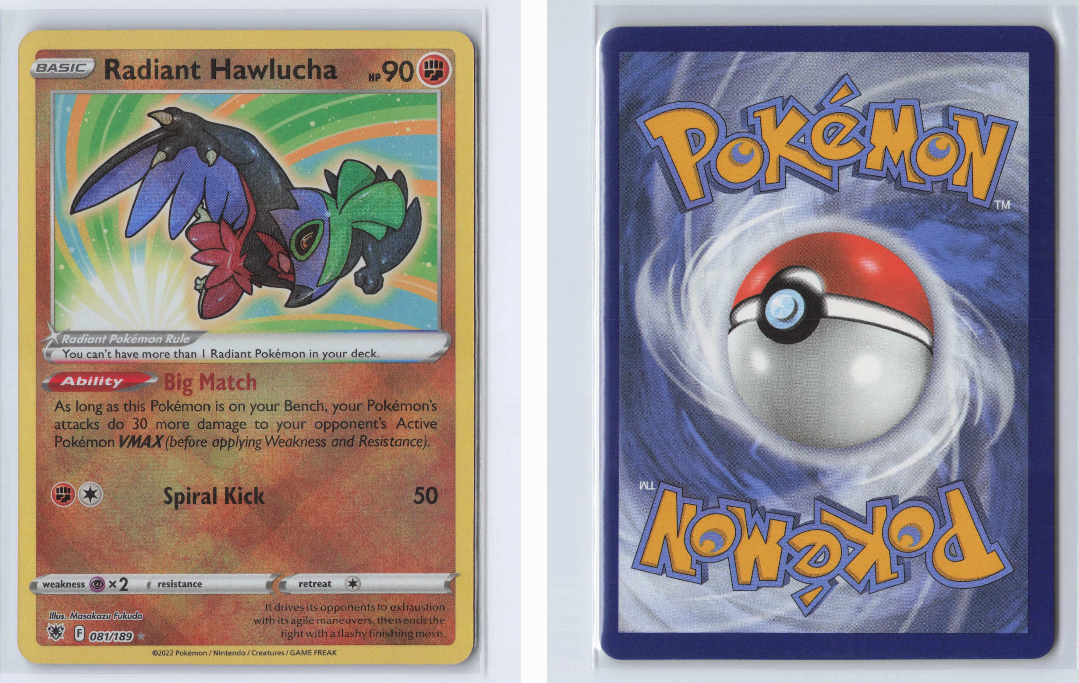 (#081/189) Radiant Hawlucha [SWSH10: Astral Radiance]