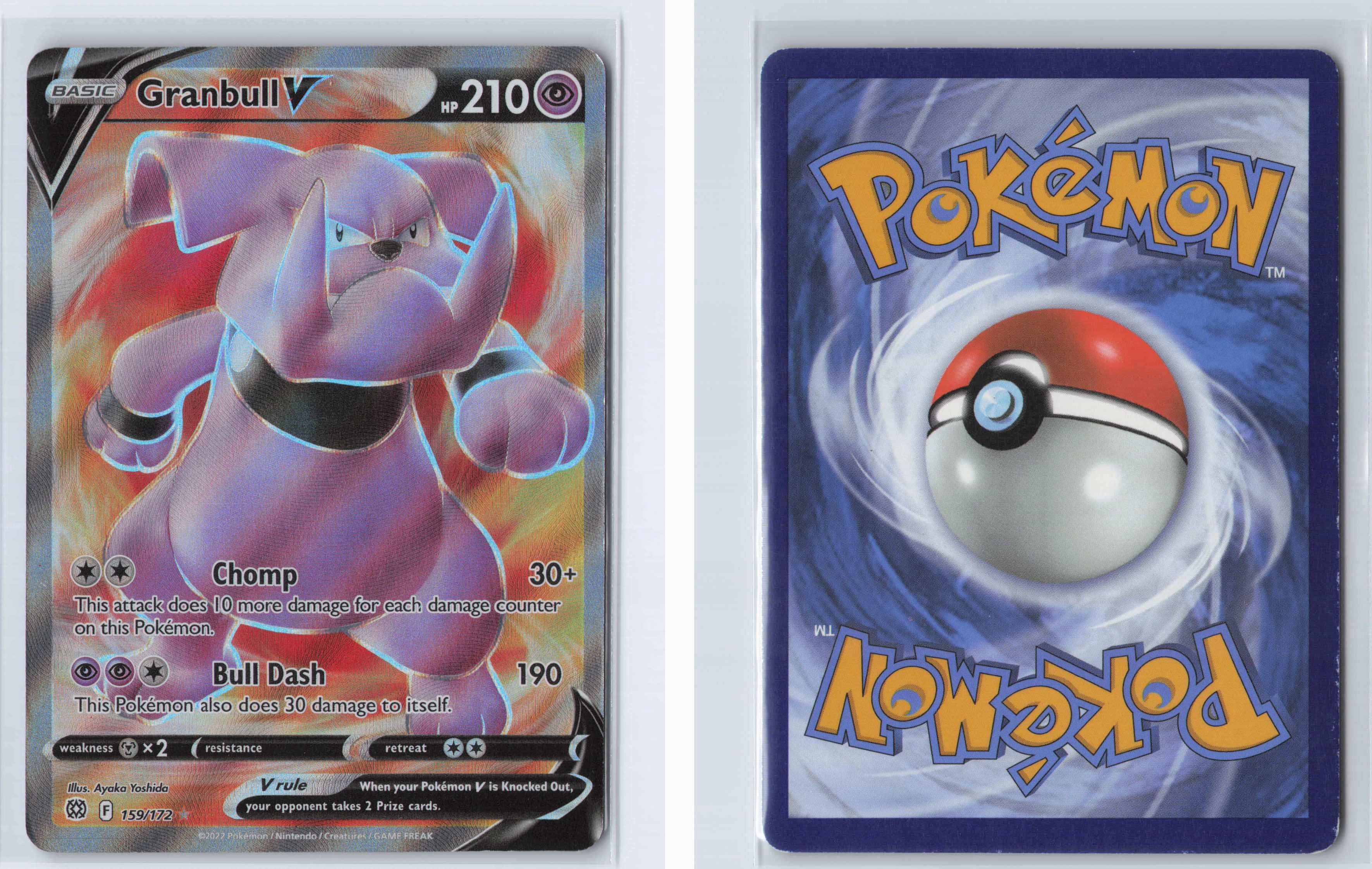 (#159/172) Granbull V (Full Art) [SWSH09: Brilliant Stars]